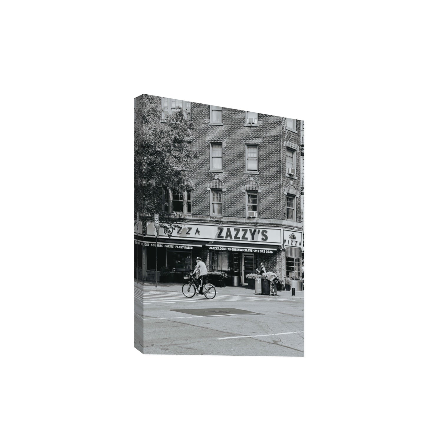 Zazzy's New York NYC Black & White wall art Extra Large stretched canvas print