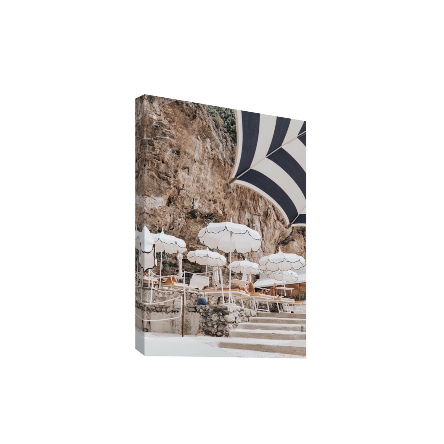 Rocky Refuge fine art print, Positano, Italy, Extra Large, Stretched Canvas