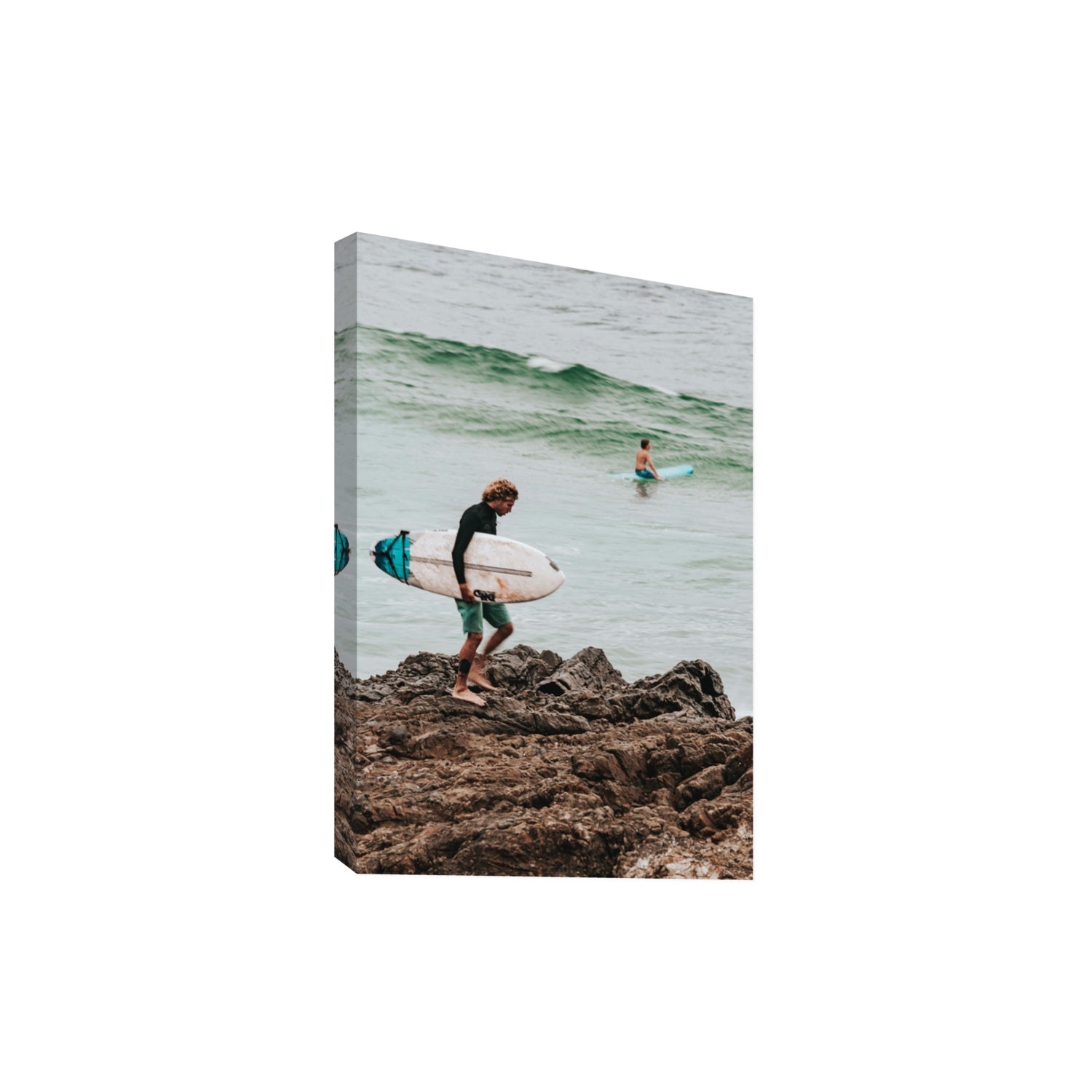 Not All Who Wander Are Lost Byron Bay Surf wall art Extra Large stretched canvas print