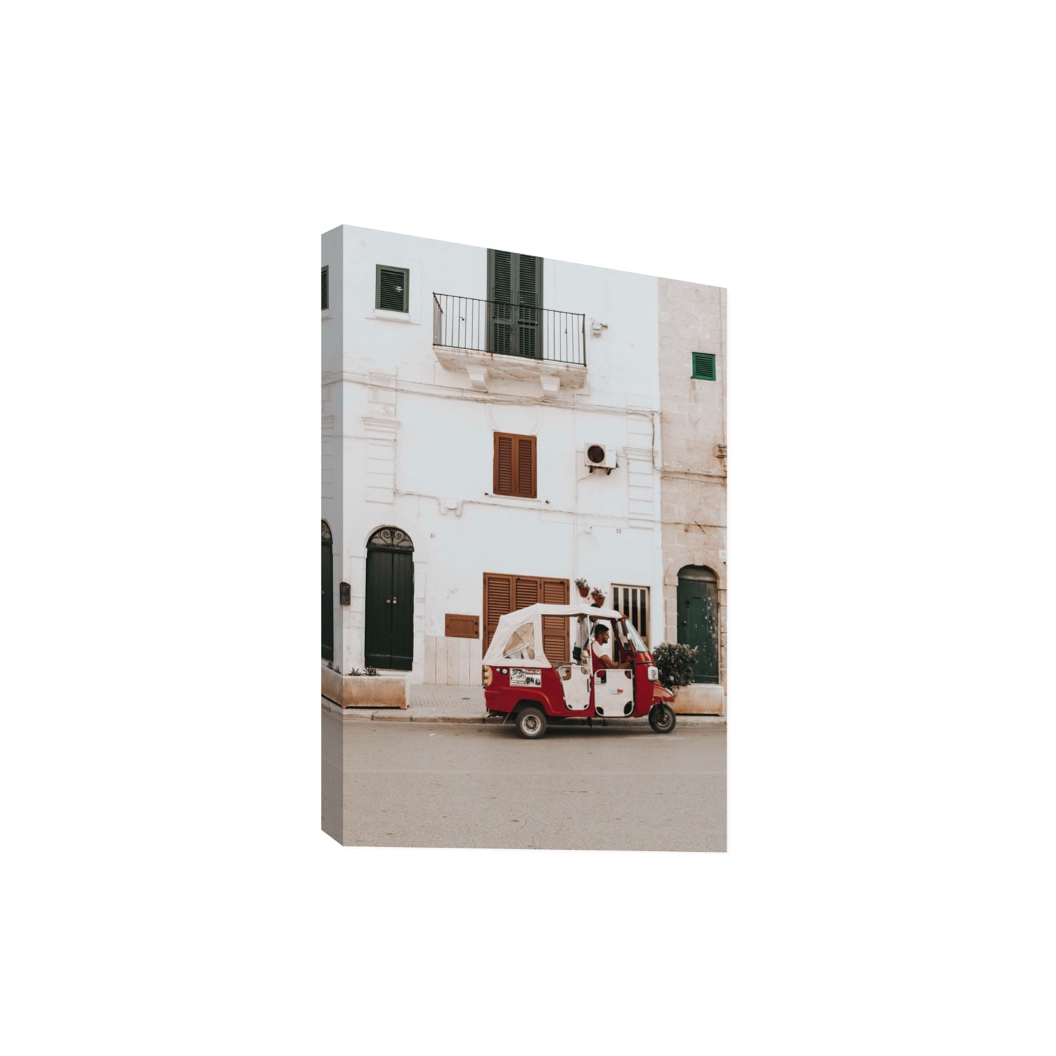 Groovy Piaggio Puglia Italian wall art Extra Large stretched canvas print