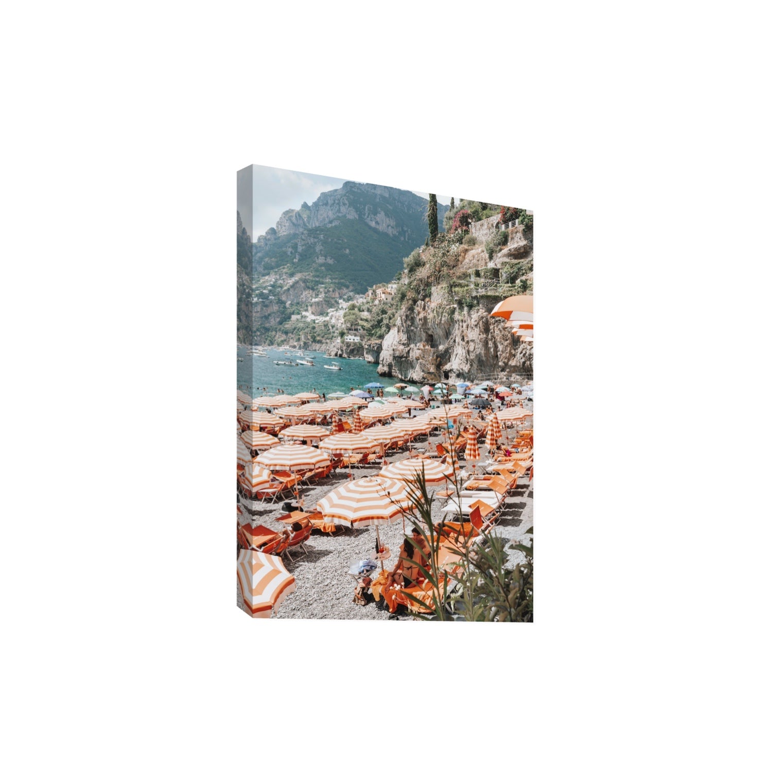 Bagni d'Arienzo Positano decor wall art Extra Large stretched canvas print