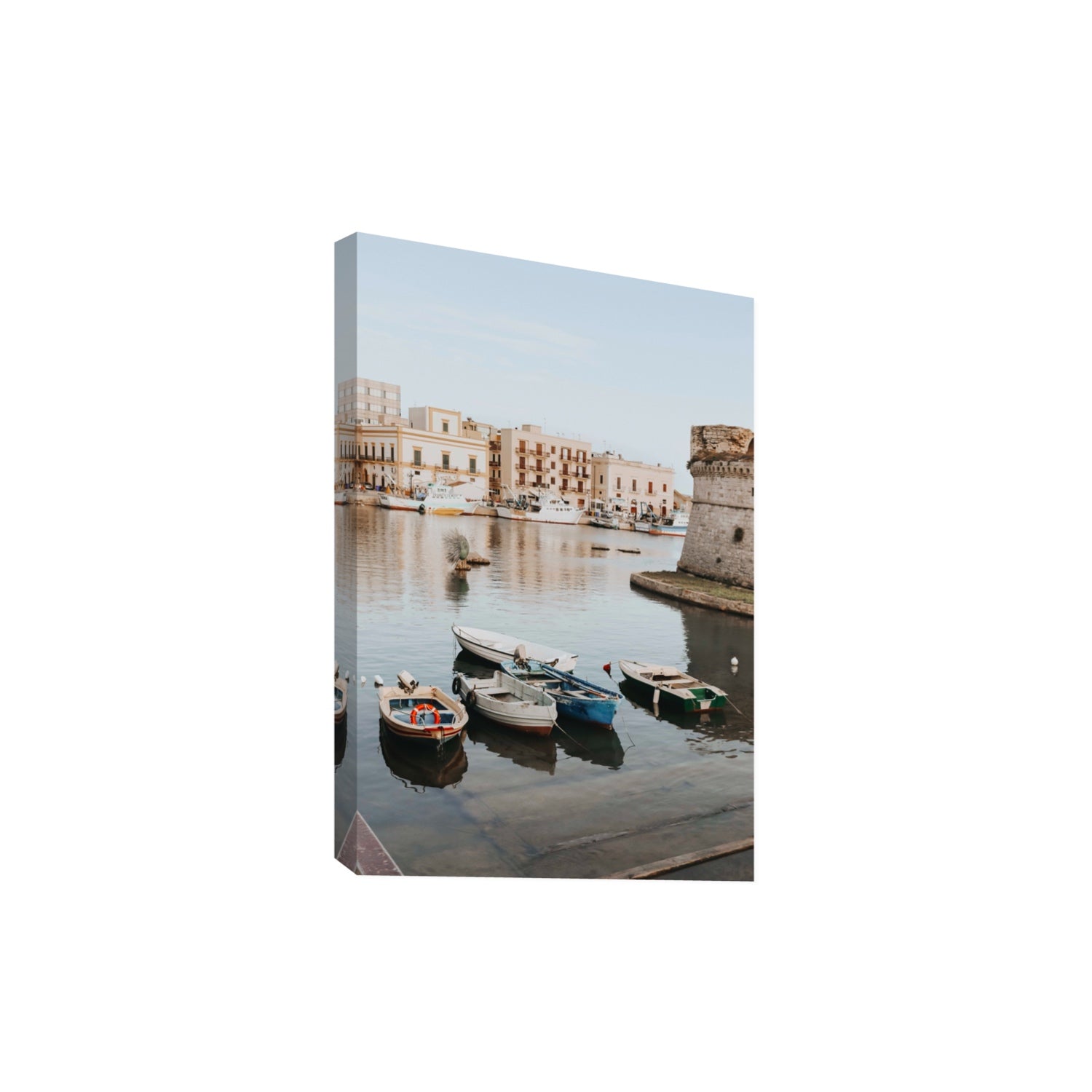 Fishing Legacy fine art print, Puglia, Italy, Extra Large, Stretched Canvas