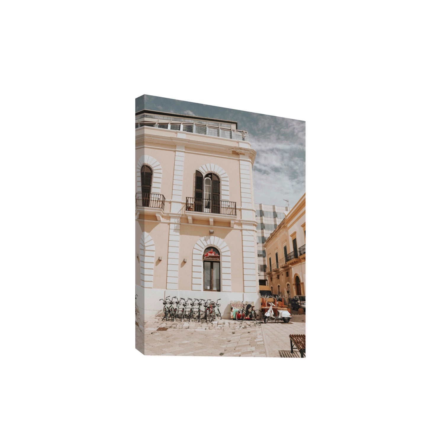 Rosticceria Puglia Italian wall art Extra Large stretched canvas print