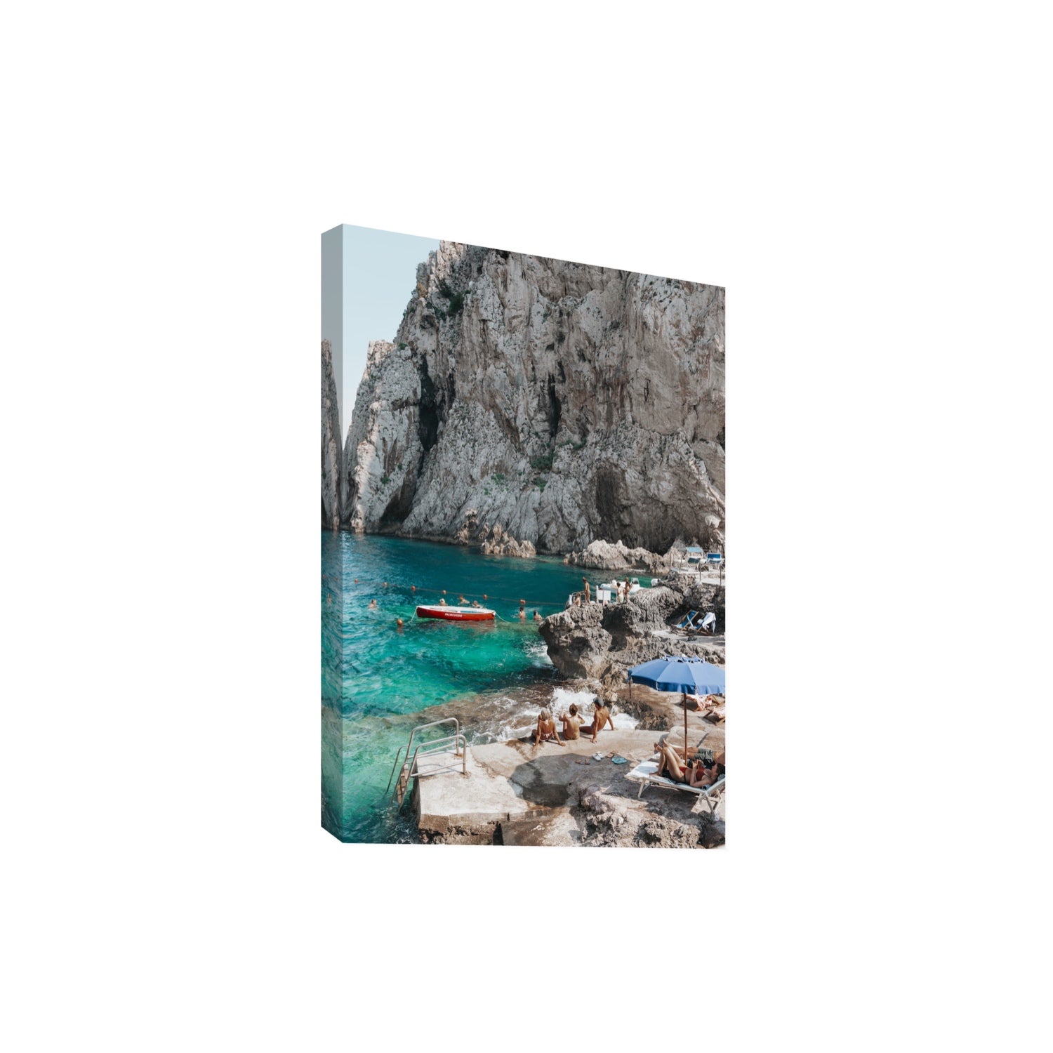 Tranquility fine art print, Capri, Italy, Extra Large, Stretched Canvas