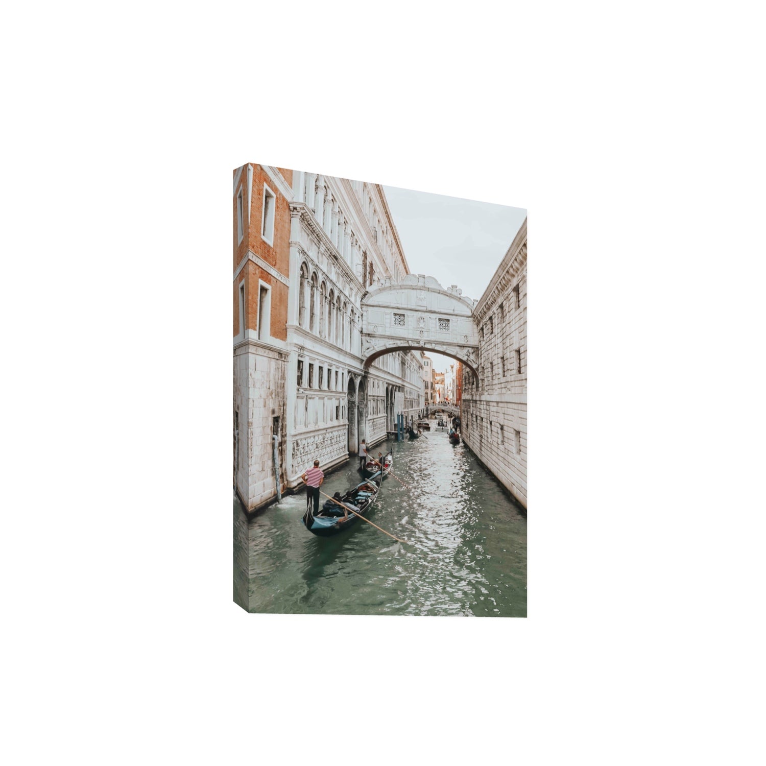 Bridge of Sighs Venice Gondola Italian wall art Extra Large stretched canvas print