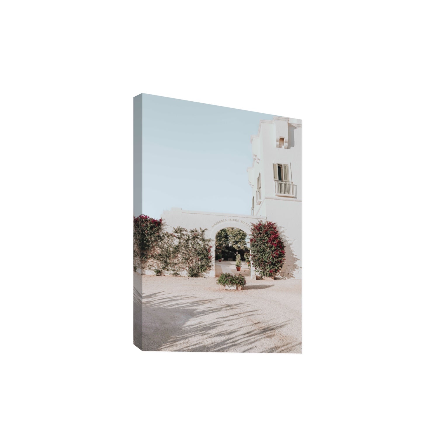 Villa Retreat fine art print, Puglia, Italy, Extra Large, Stretched Canvas