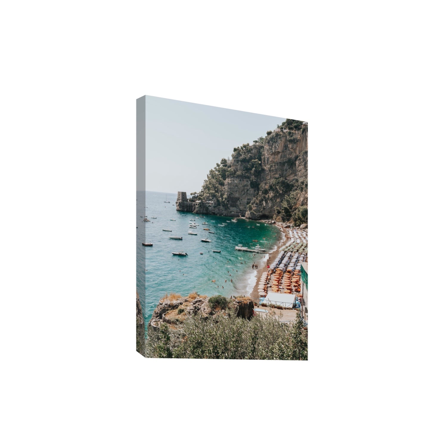 Baia dei Sogni fine art print, Positano, Italy, Extra Large, Stretched Canvas