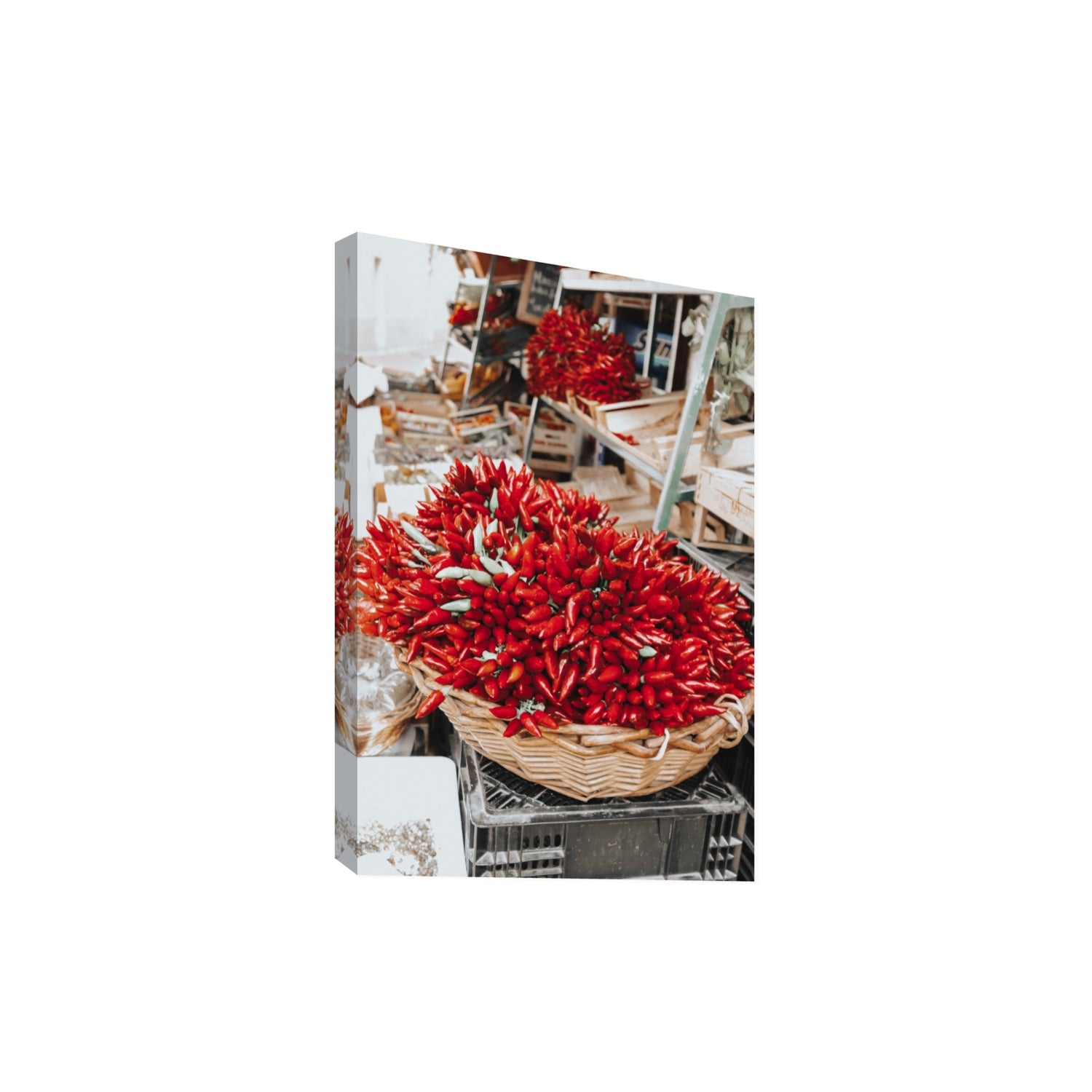 Spicy Bunch Puglia Italian wall art Extra Large stretched canvas print
