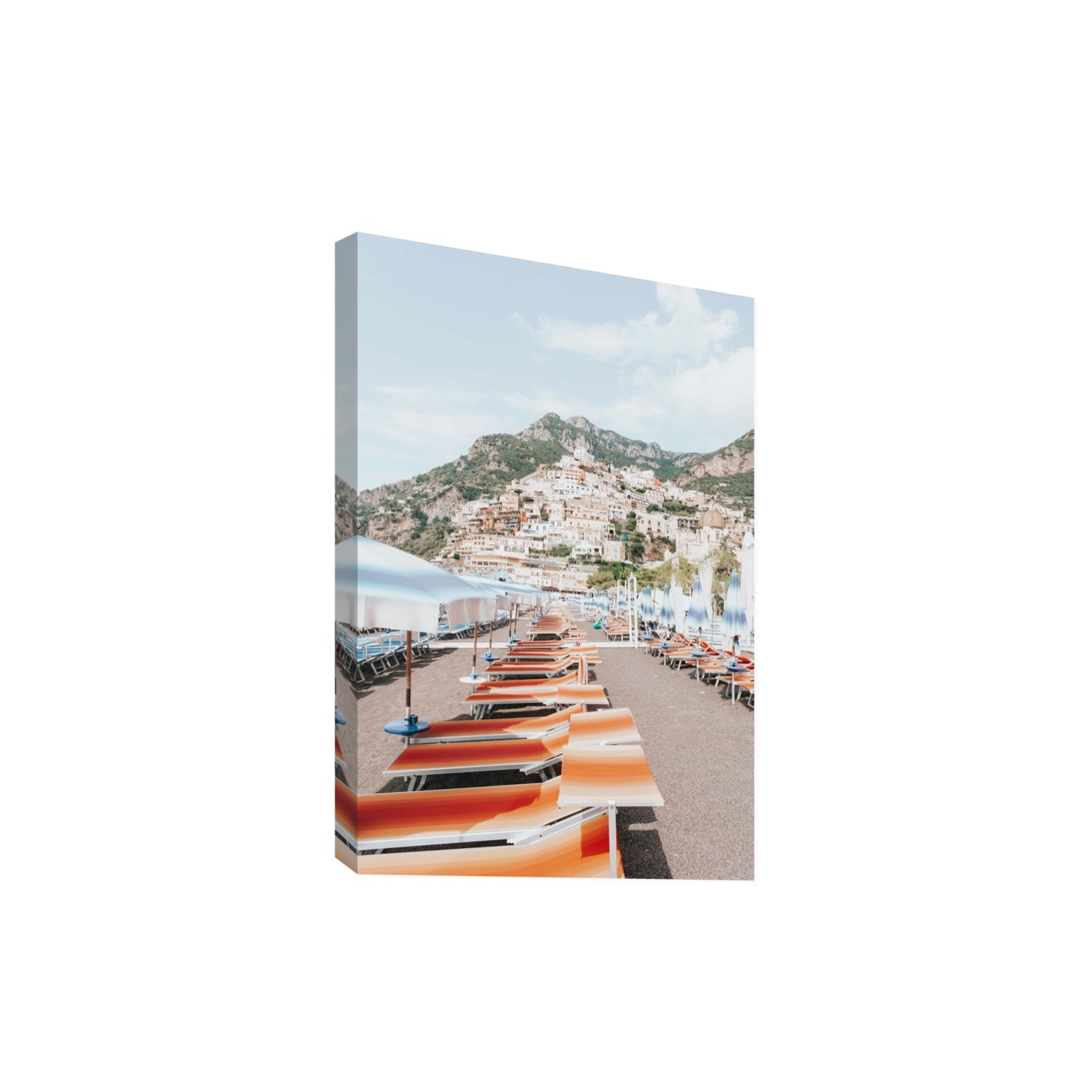 A Symphony of Colours fine art print, Positano, Italy, Extra Large, Stretched Canvas