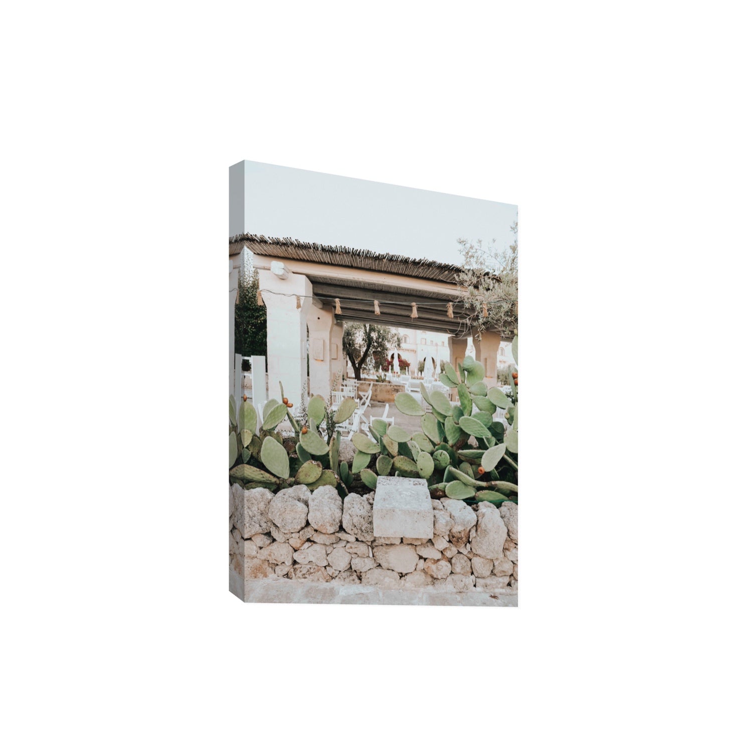 Puglia Flora Puglia Borgo Egnazia Mediterranean wall art Extra Large stretched canvas print