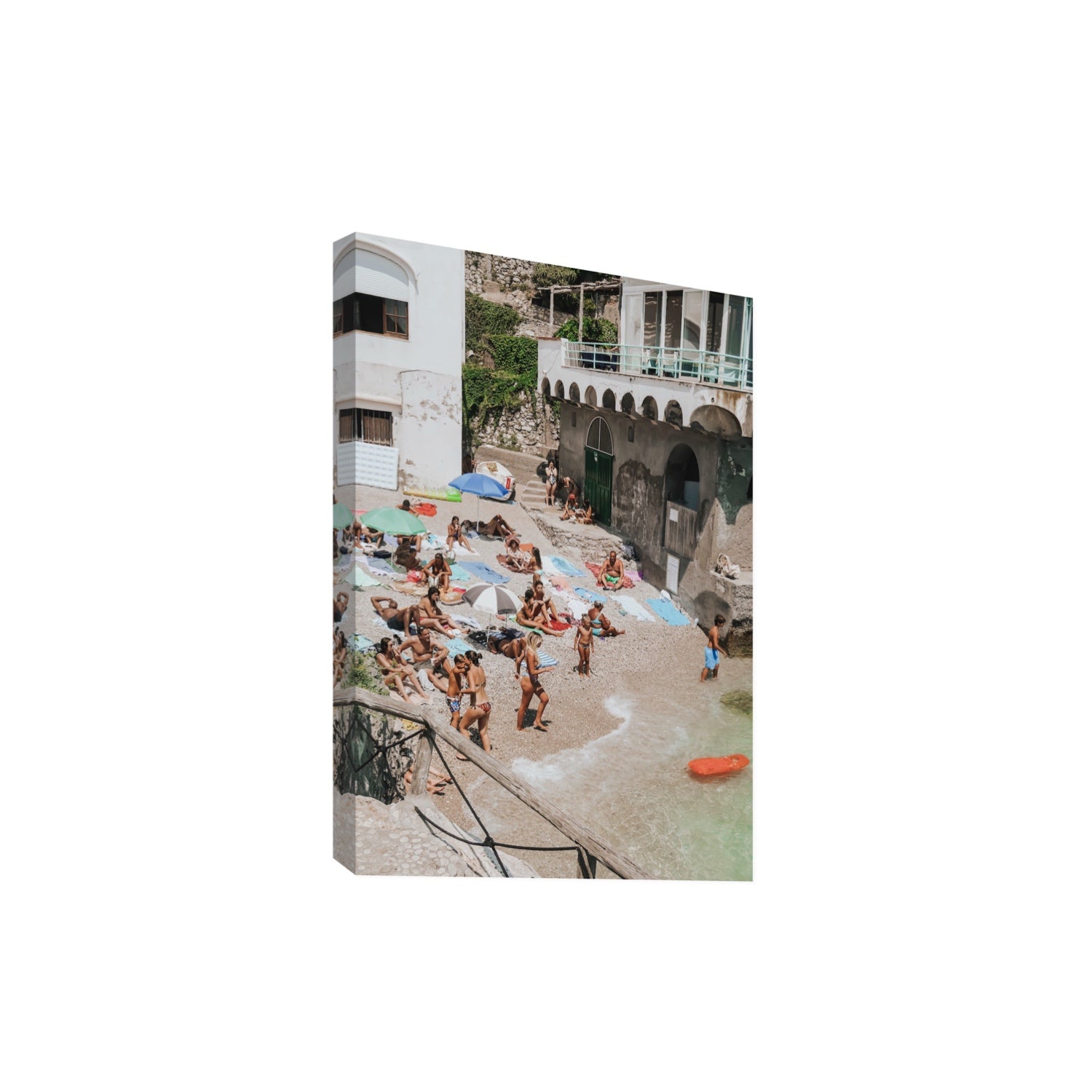 The Sunbathers Oasis fine art print, Capri, Italy, Extra Large, Stretched Canvas