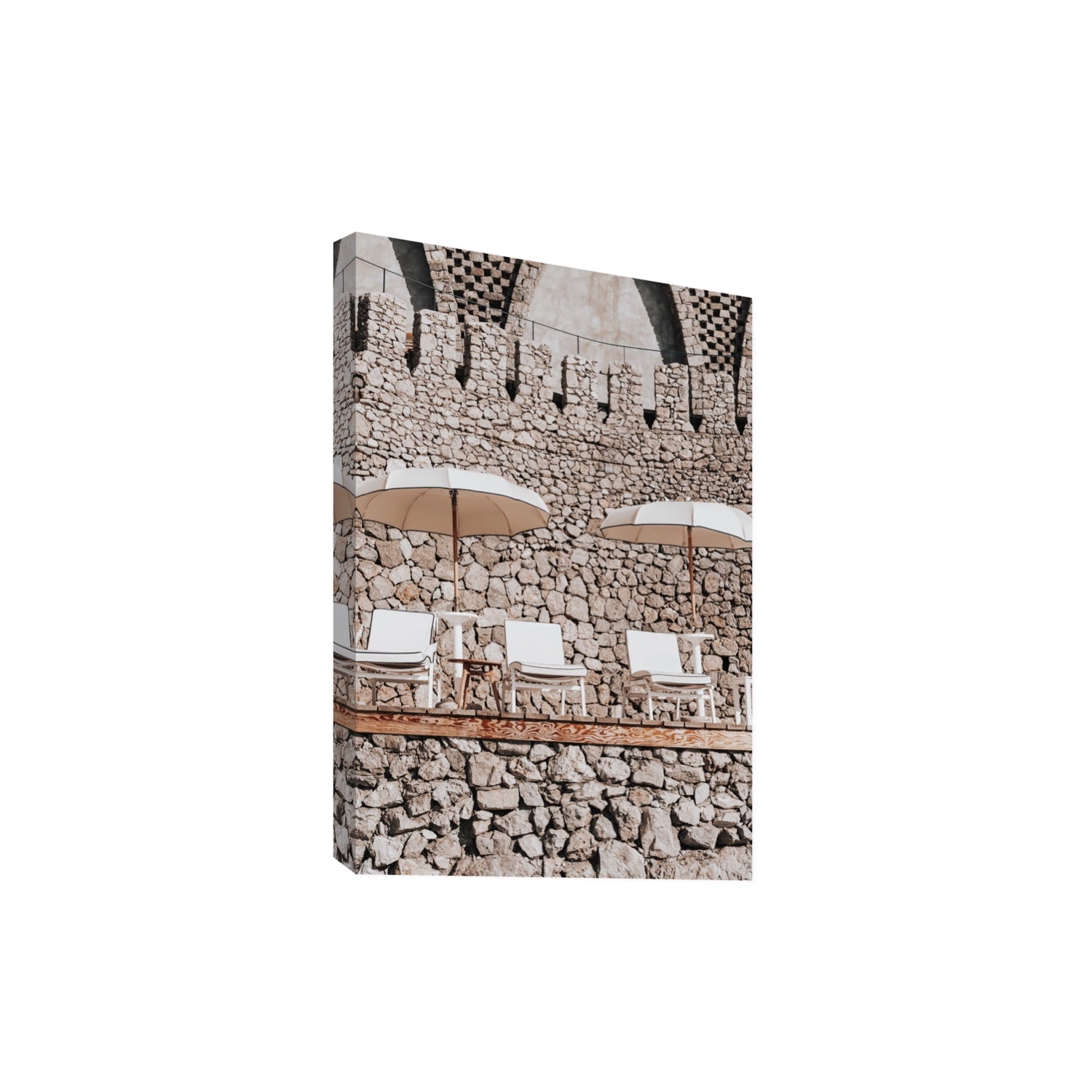 Pietra Amalfitana fine art print, Amalfi, Italy, luxury escapes artwork, Extra Large, Stretched Canvas