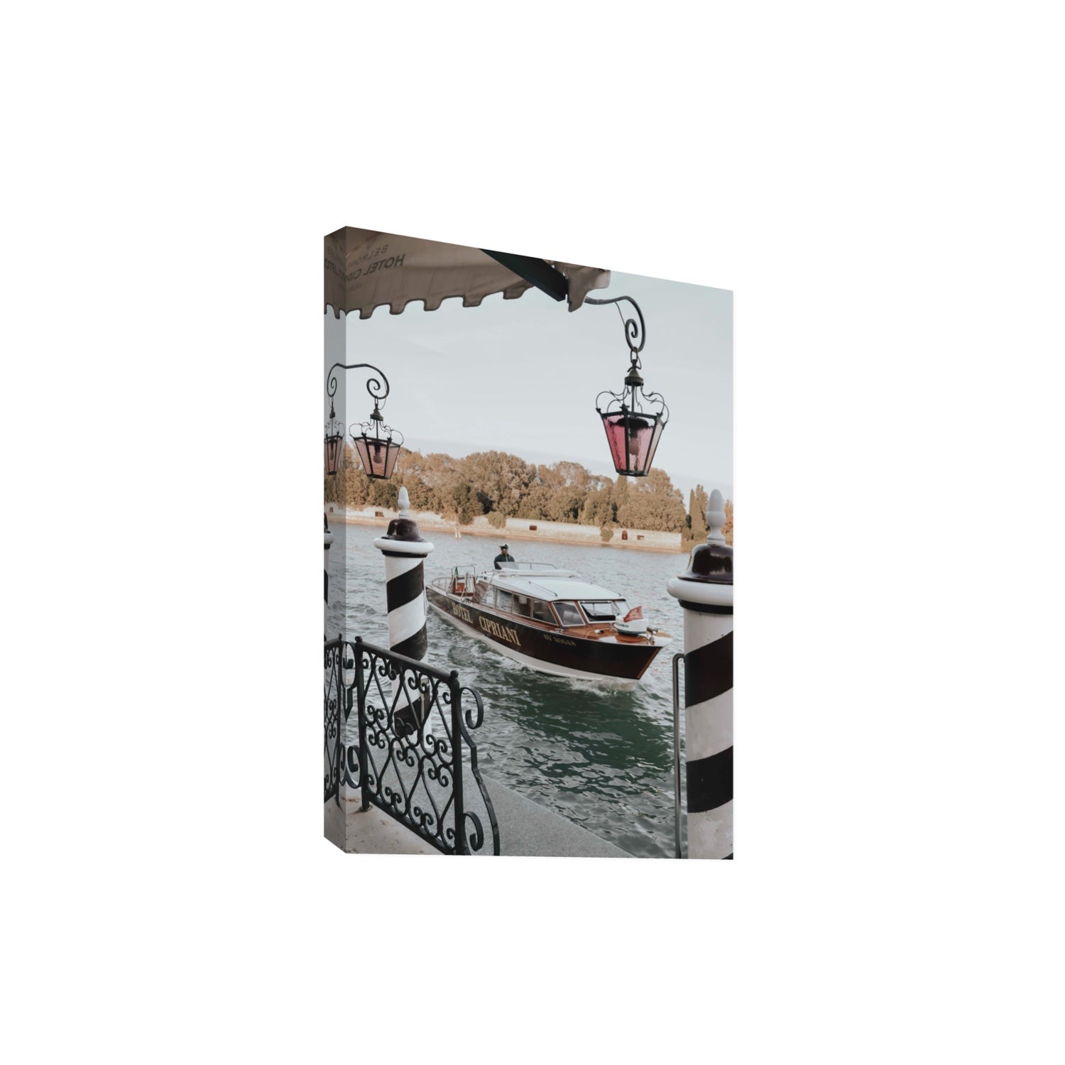 Taxi Shuttle Venice wall art Extra Large stretched canvas print