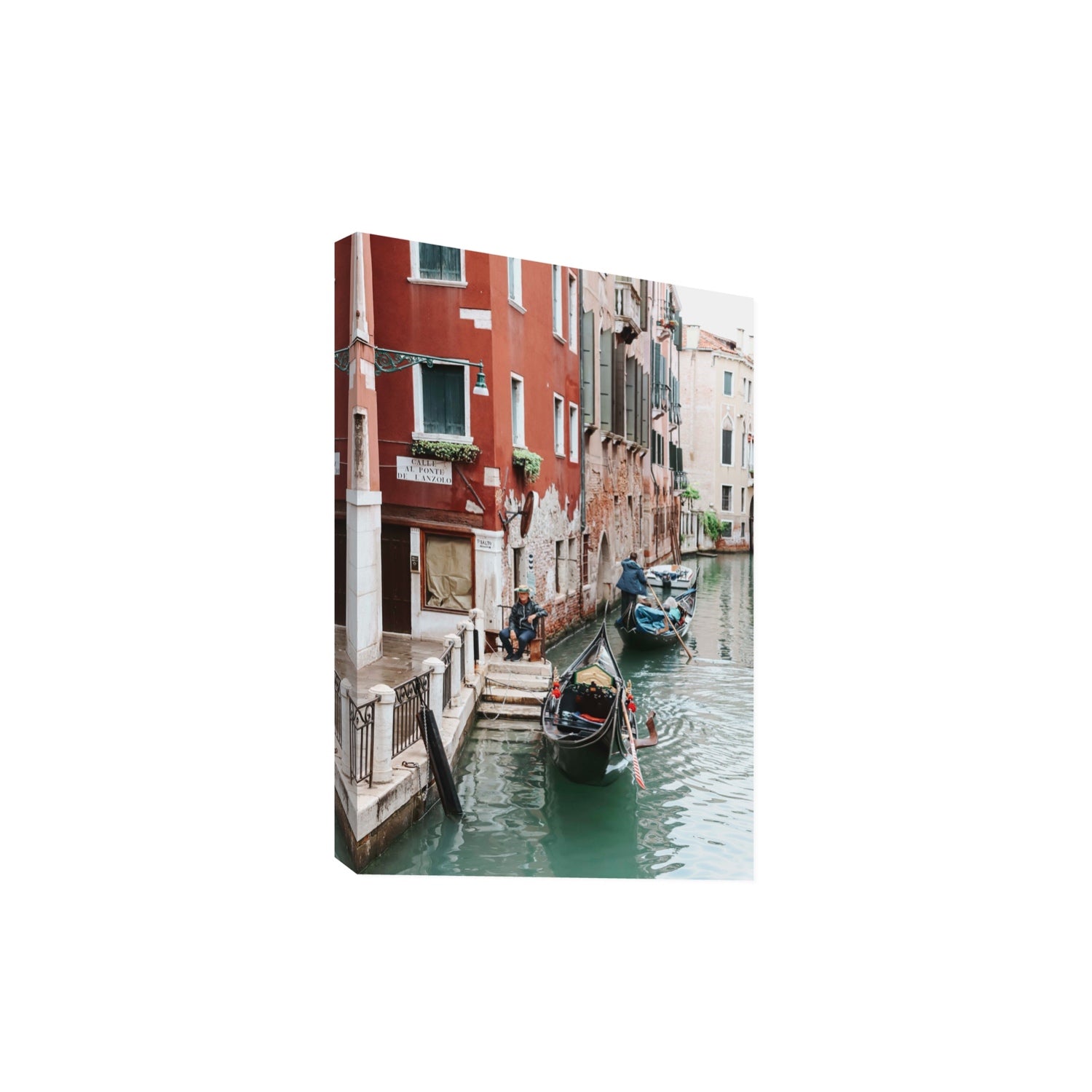 The Merchant Venice Canal Italian wall art Extra Large stretched canvas print