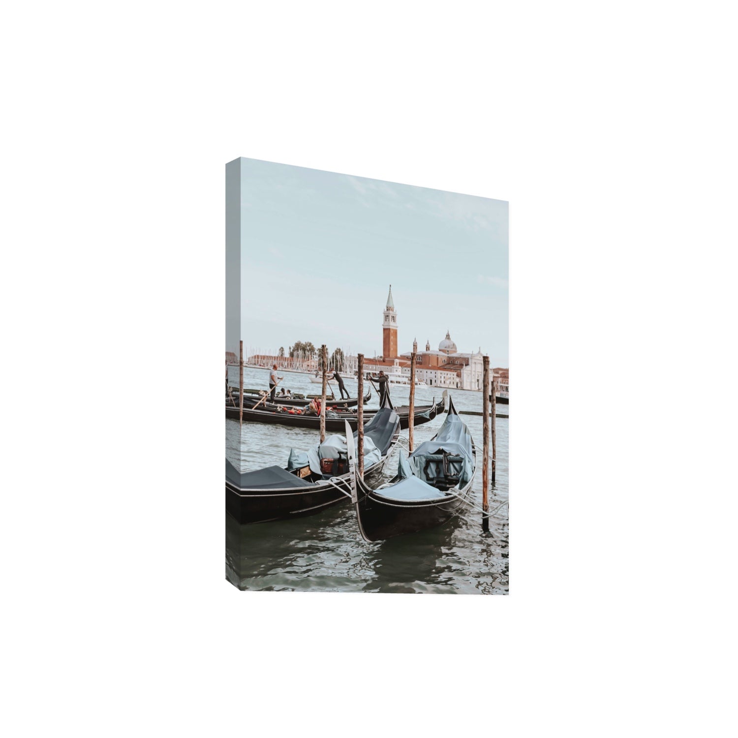 Italian Commute Venice Italian Mediterranean decor wall art Extra Large stretched canvas print