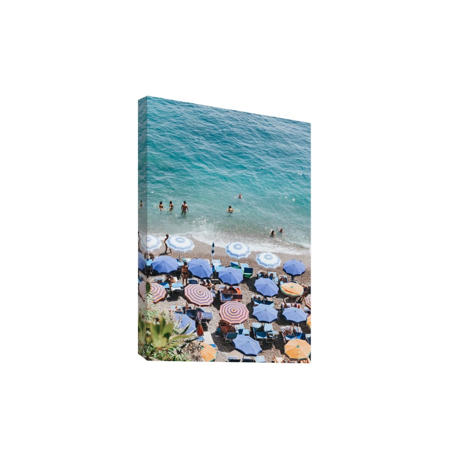 Paradise Beach fine art print, Positano, Italy, Extra Large, Stretched Canvas