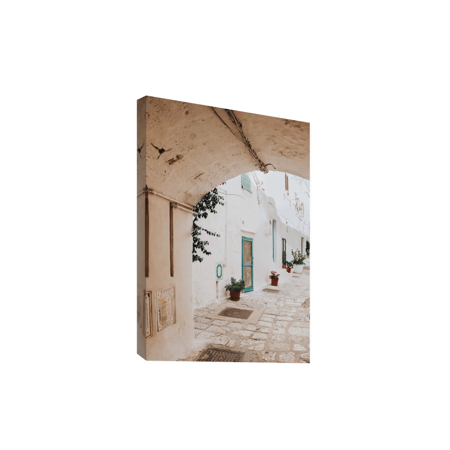 La Citta Bianca Puglia La Città Bianca wall art Extra Large stretched canvas print