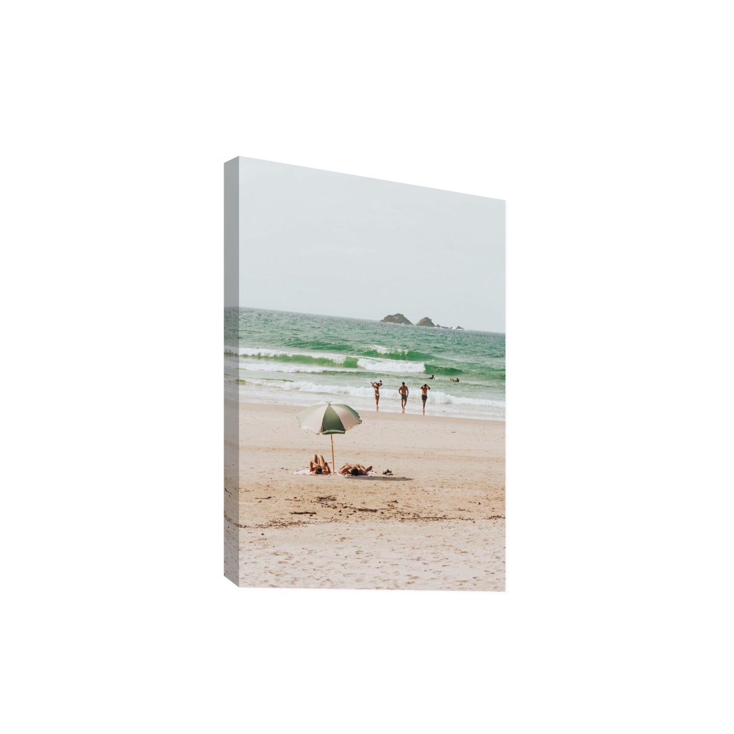 Escape The Ordinary Byron Bay coastal decor wall art Extra Large stretched canvas print