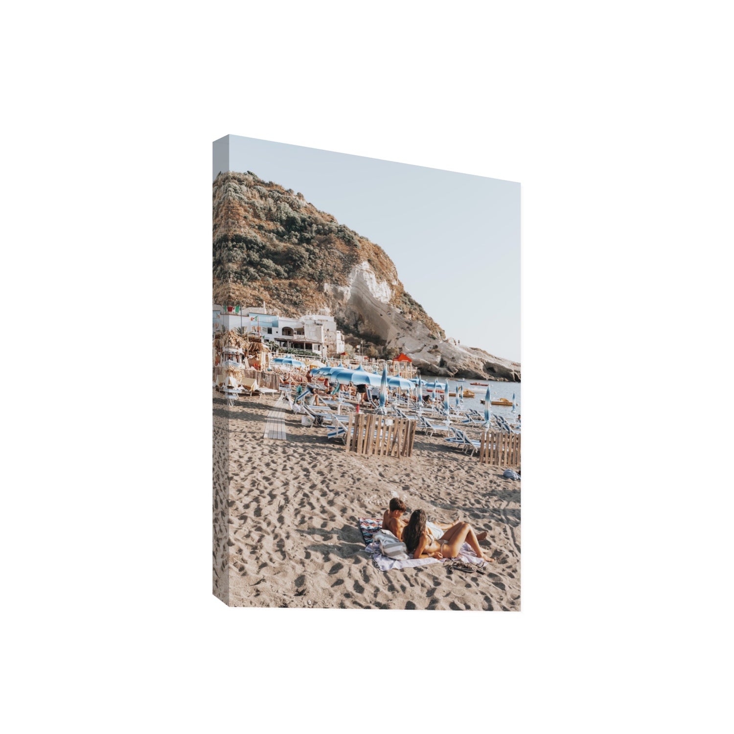Beach Buddies fine art print, Ischia, Italy, Giant, Stretched Canvas