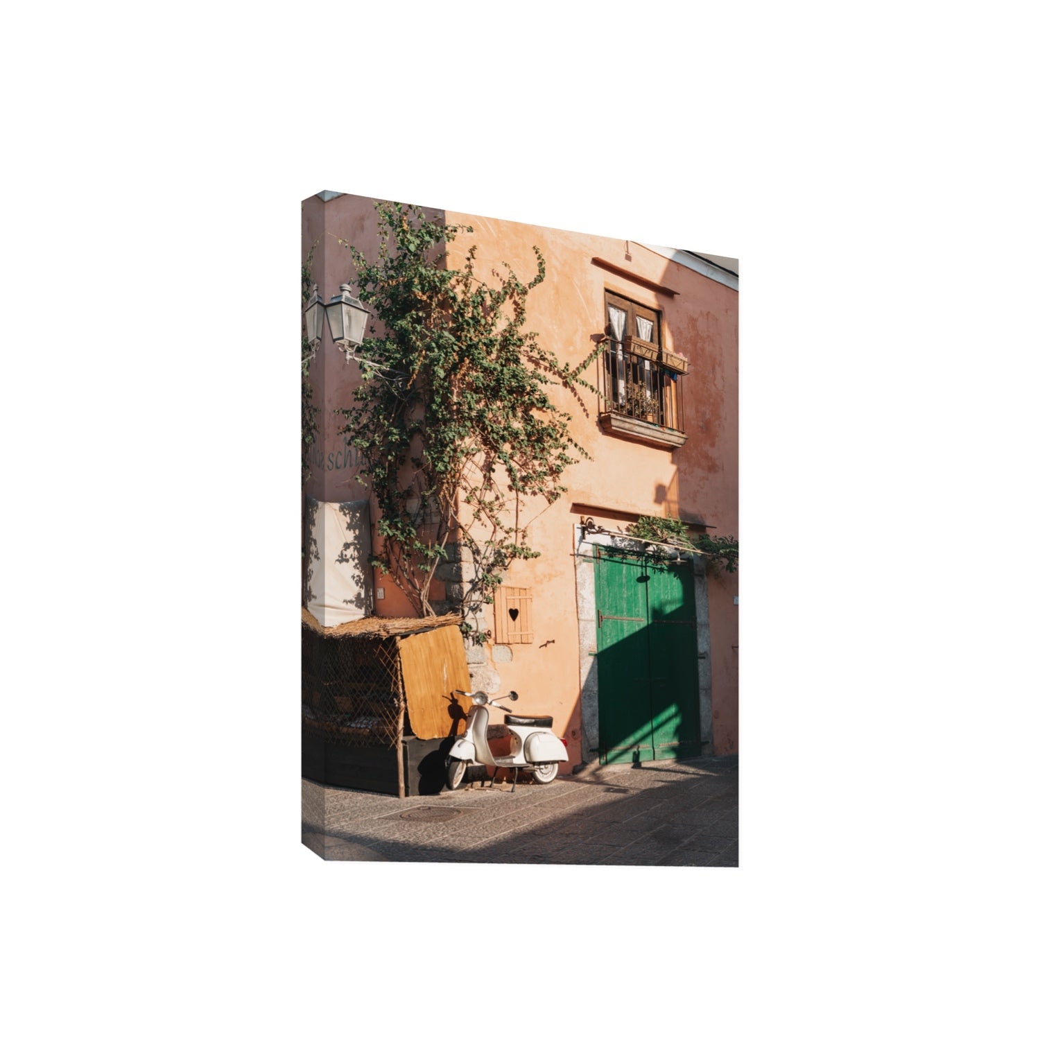 La Casa Ischia Italian Mediterranean decor wall art Giant stretched canvas print