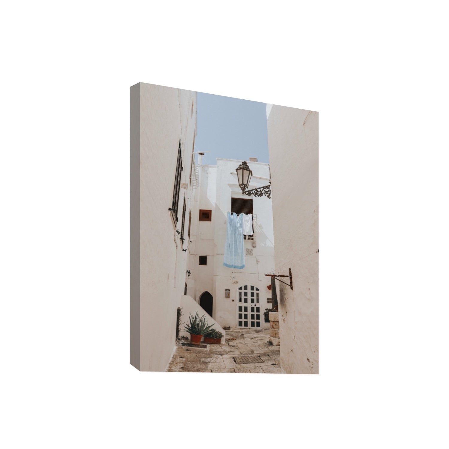Laundry Day fine art print, Puglia, Italy, Giant, Stretched Canvas