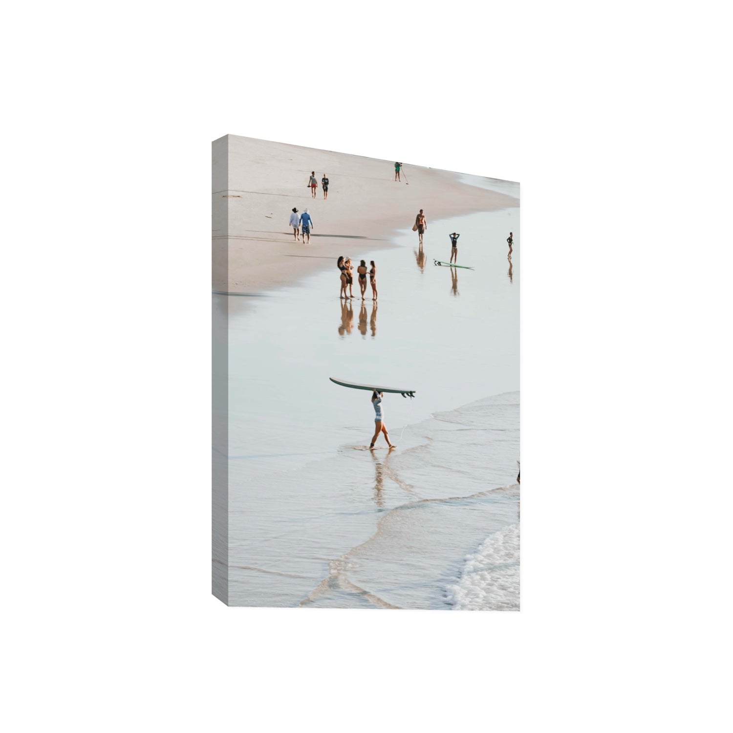 Bailey Byron Bay beach coastal decor wall art Giant stretched canvas print