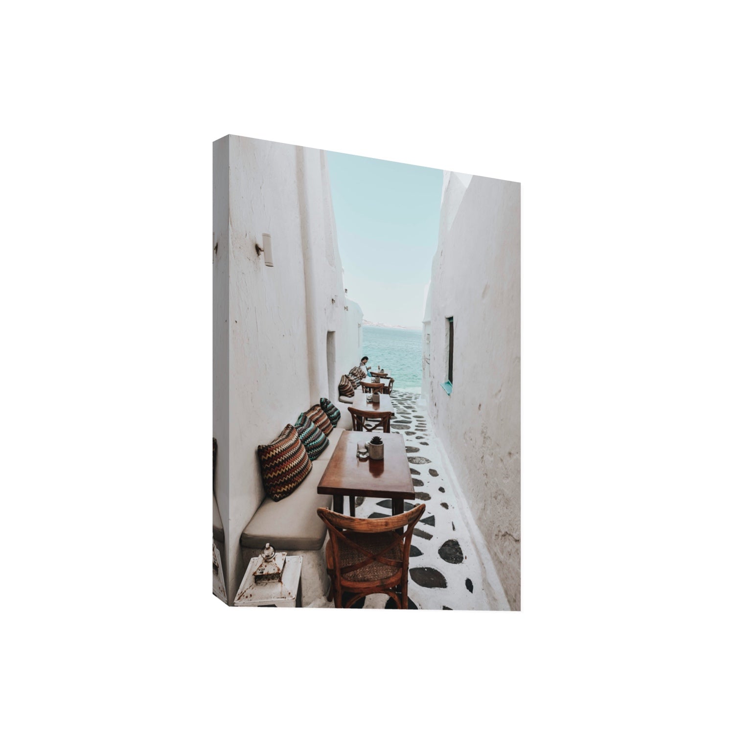 Trip Down Memory Lane fine art print, Mykonos, Greece, Giant, Stretched Canvas