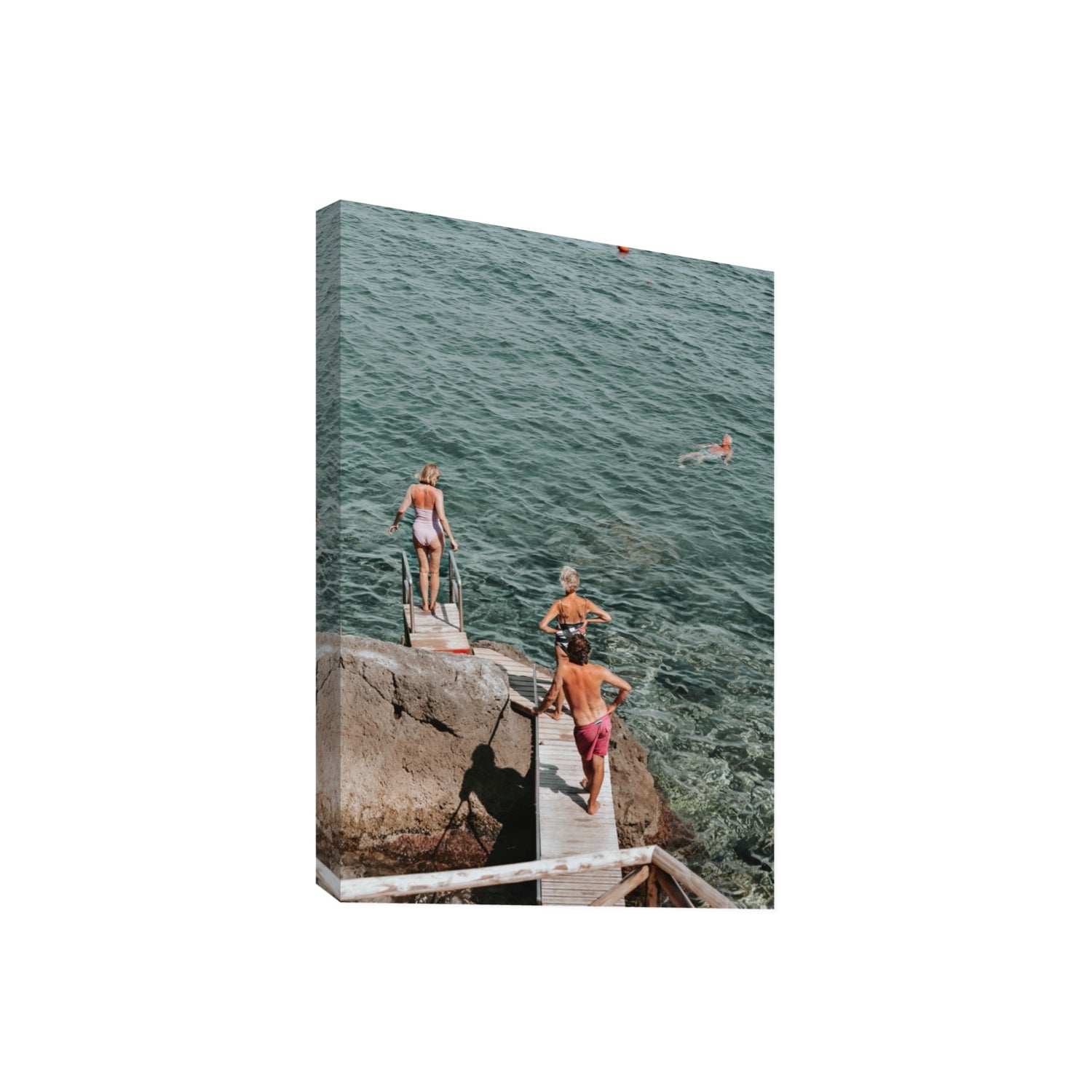 Freewheeling Spirit Tuscany coastal Italian wall art Giant stretched canvas print