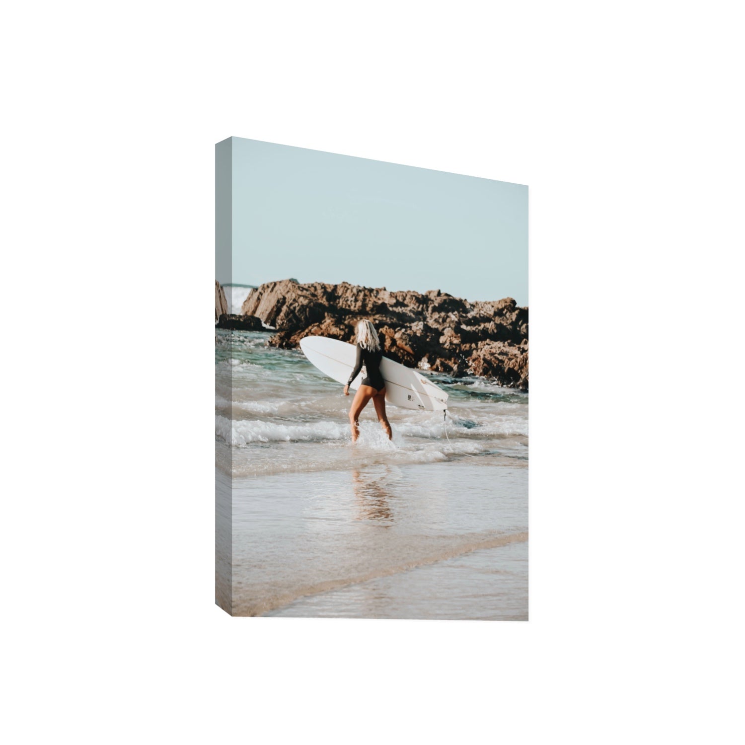 Bethany Byron Bay Surf coastal decor wall art Giant stretched canvas print