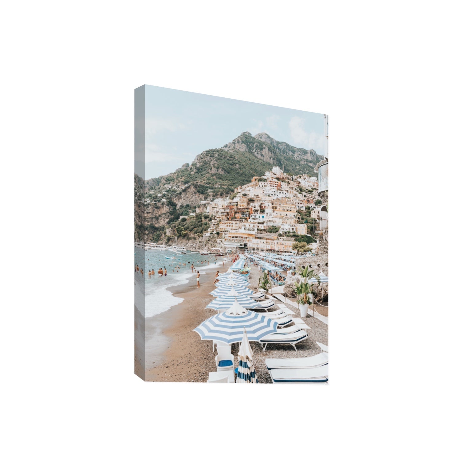 The Cliffside Village fine art print, Positano, Italy, Giant, Stretched Canvas