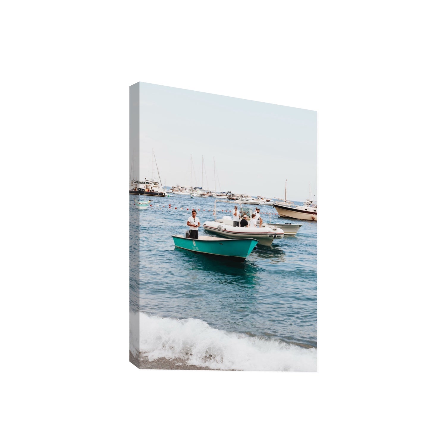 Twilight Tenders Positano wall art Giant stretched canvas print