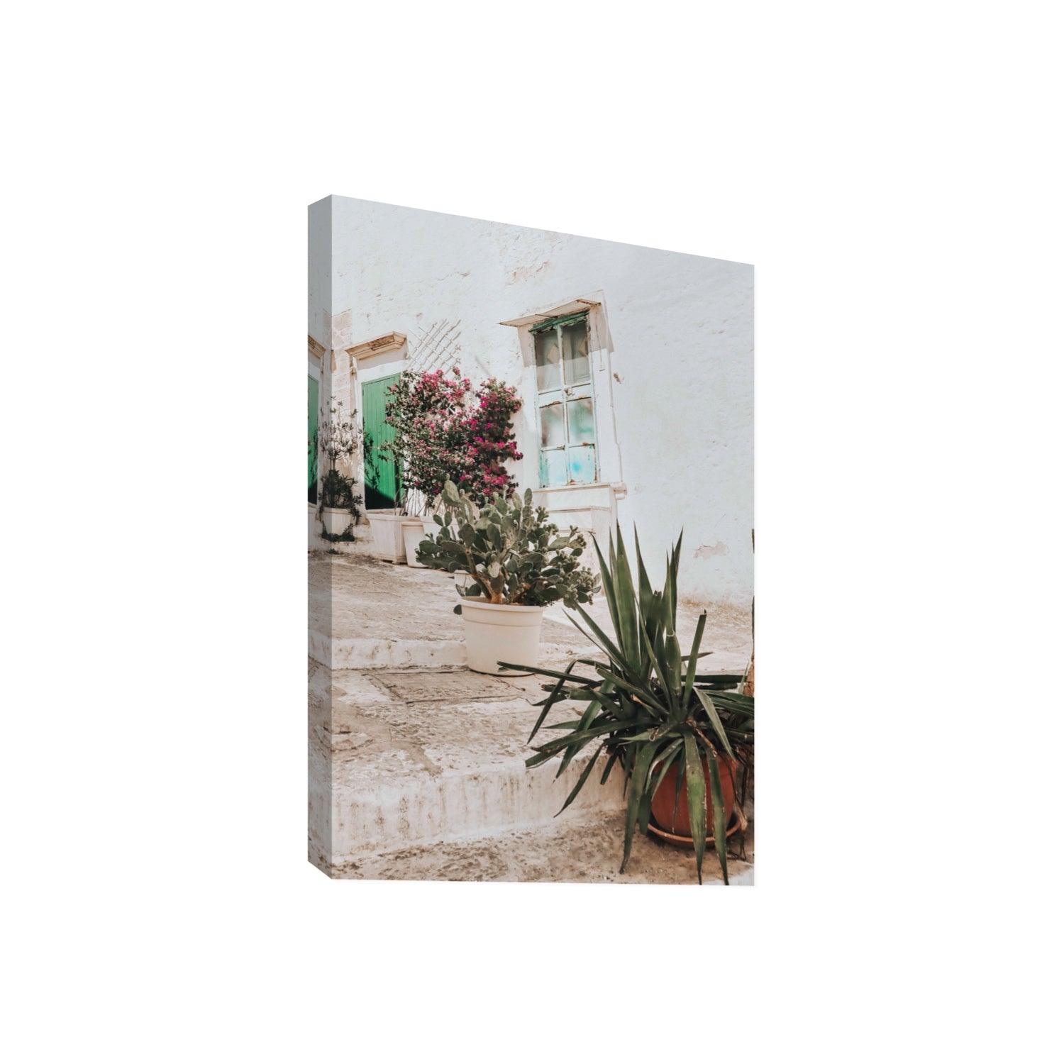 Giardino Segreto Puglia Ostuni wall art Giant stretched canvas print