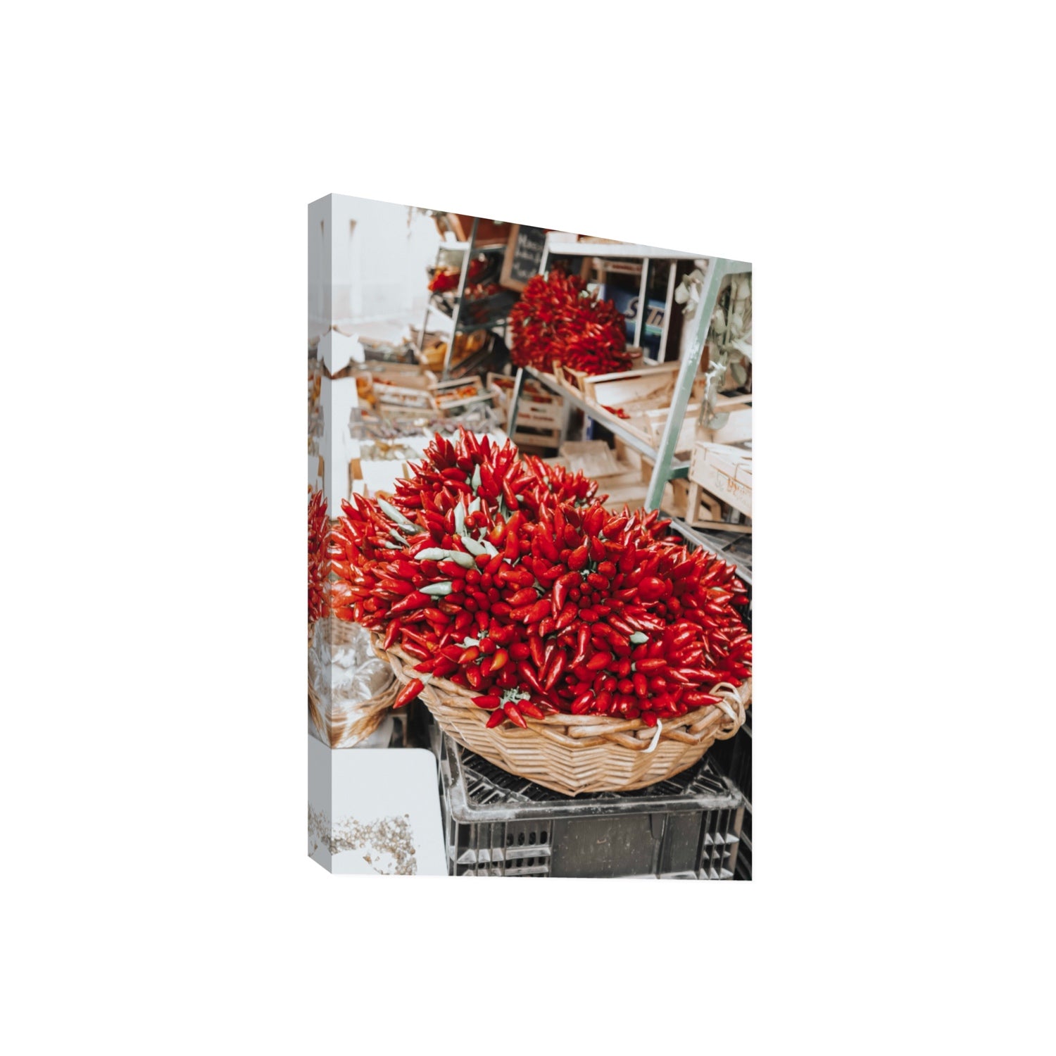 Spicy Bunch Puglia Italian wall art Giant stretched canvas print