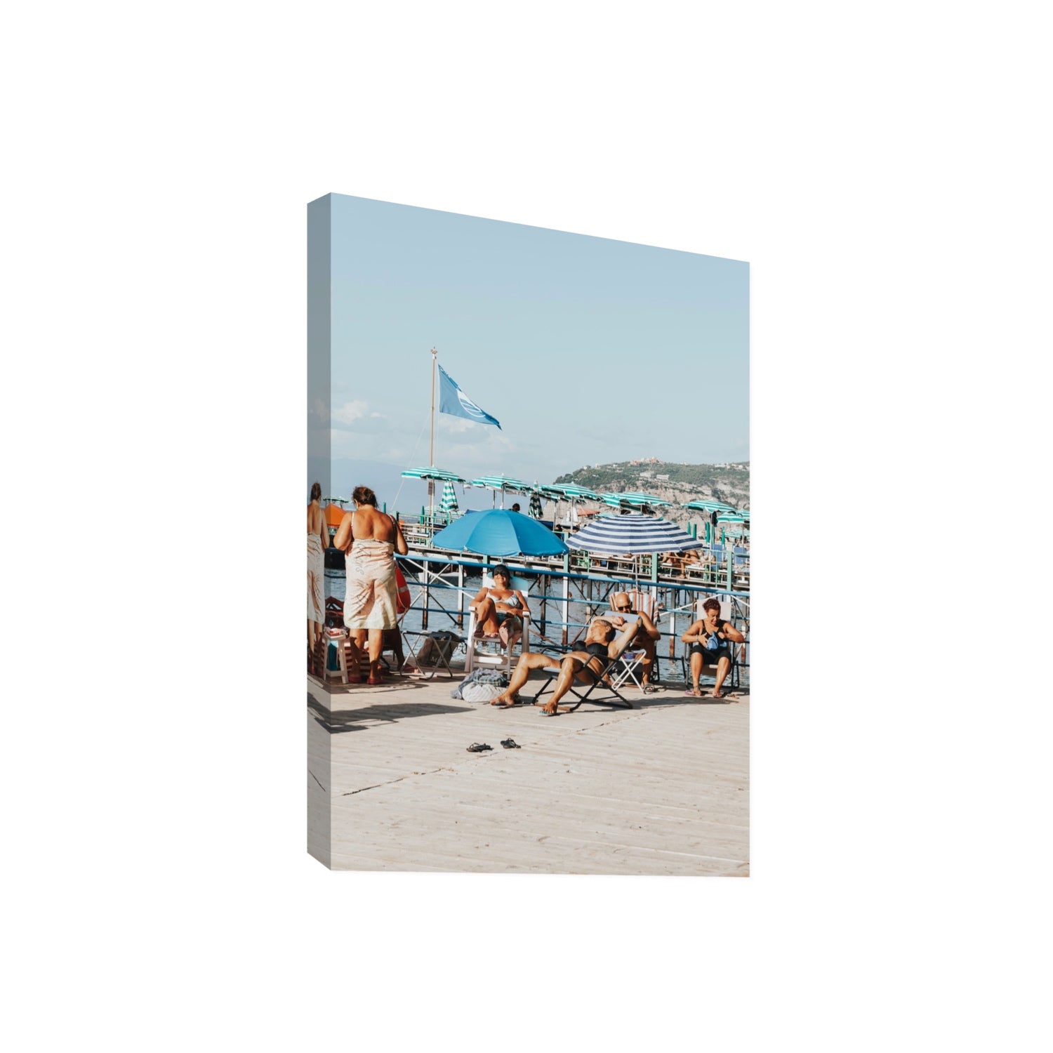 The Golden Years Sorrento Italian wall art Giant stretched canvas print