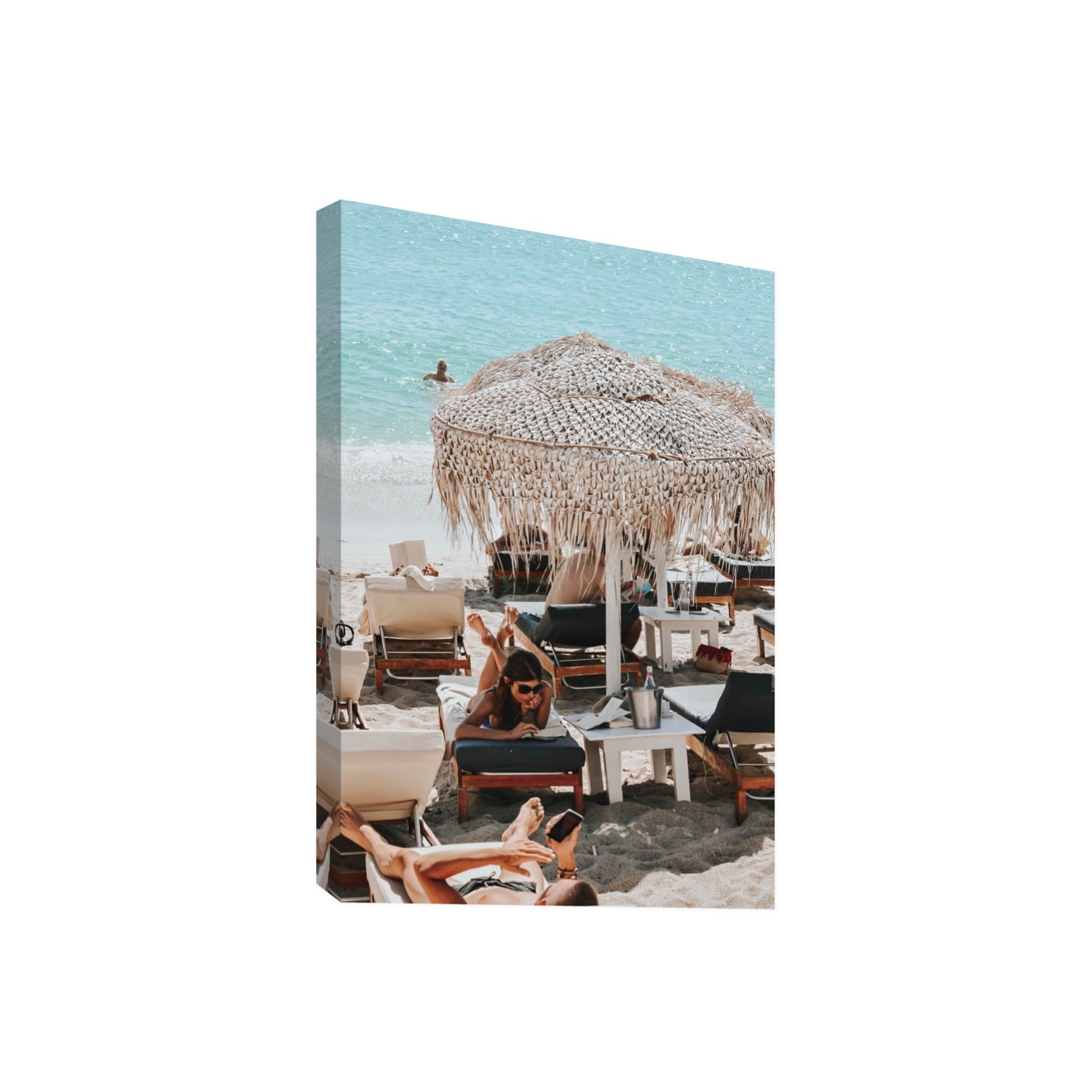 In The Zone Mykonos Greek island wall art Giant stretched canvas print