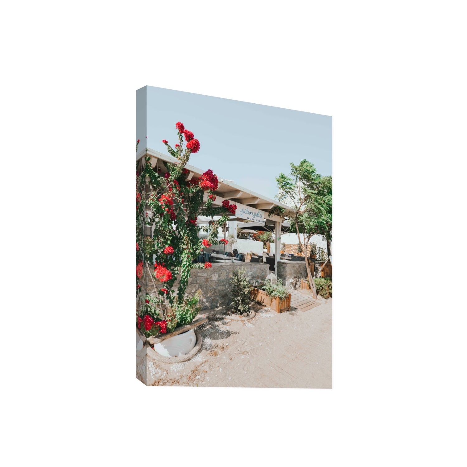 Yialo Yialo fine art print, Mykonos, Greece, Giant, Stretched Canvas