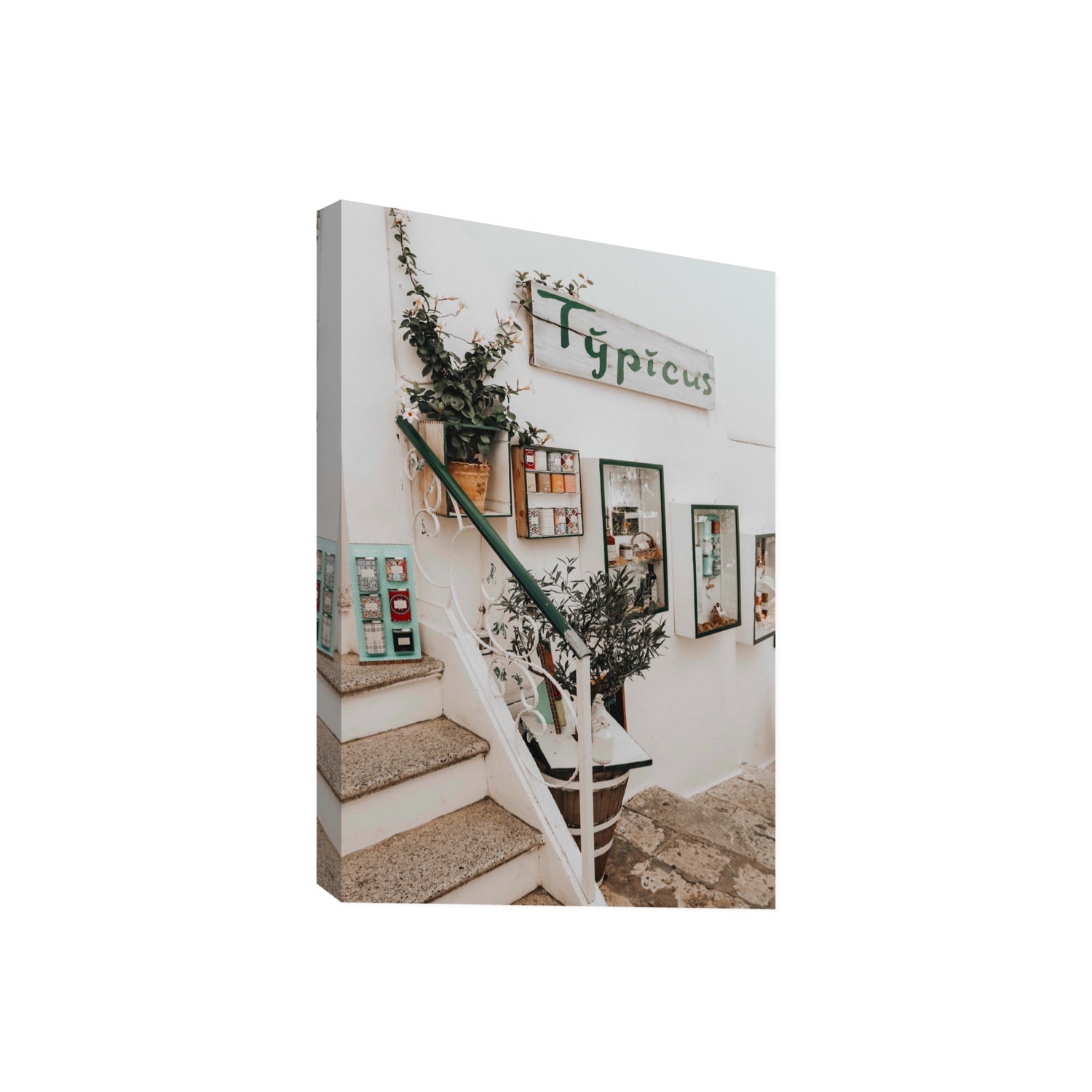 Il Negozio Puglia Ostuni wall art Giant stretched canvas print