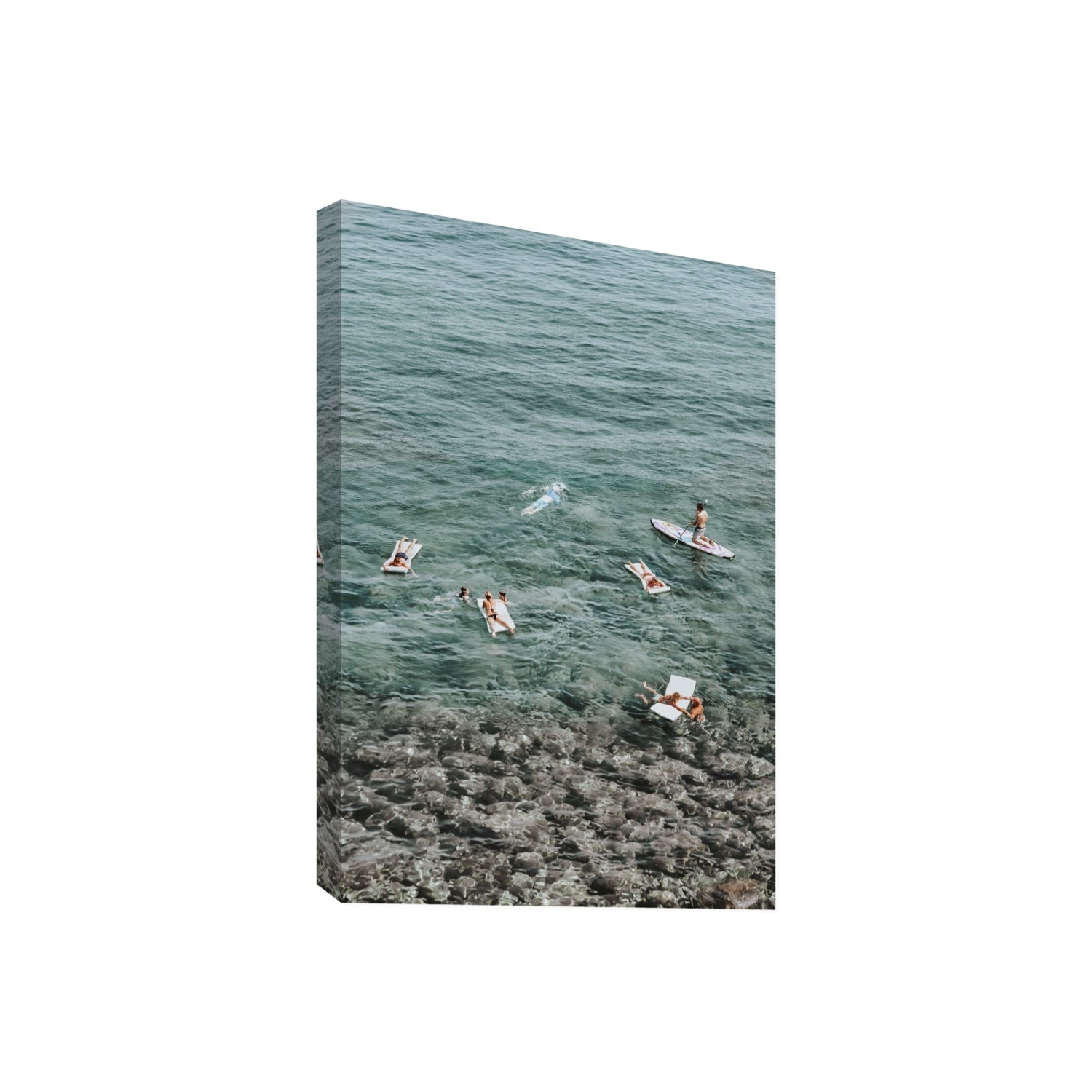 The Big Chill Tuscany coastal Italian wall art Giant stretched canvas print
