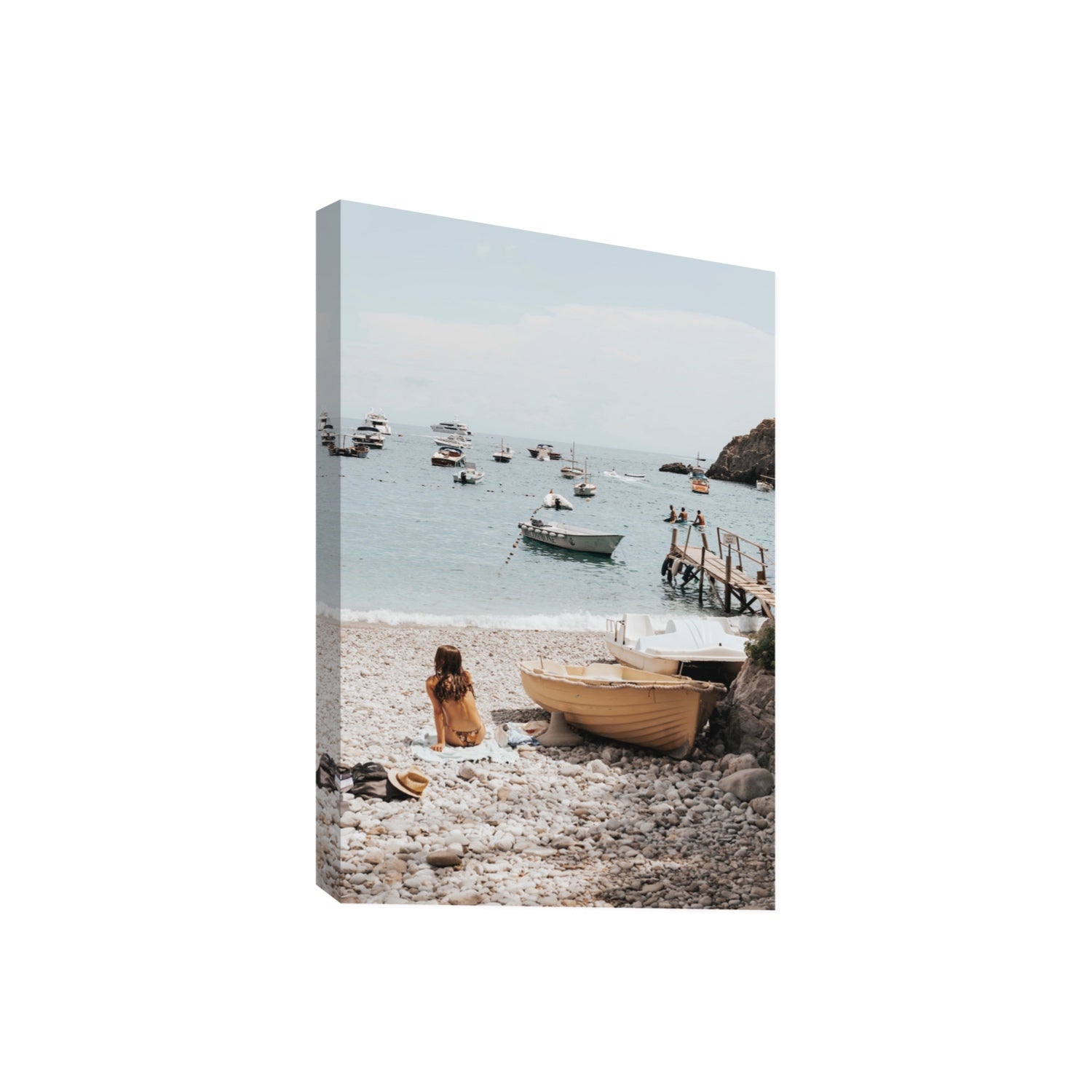 Solo Sojourn Nerano wall art Giant stretched canvas print