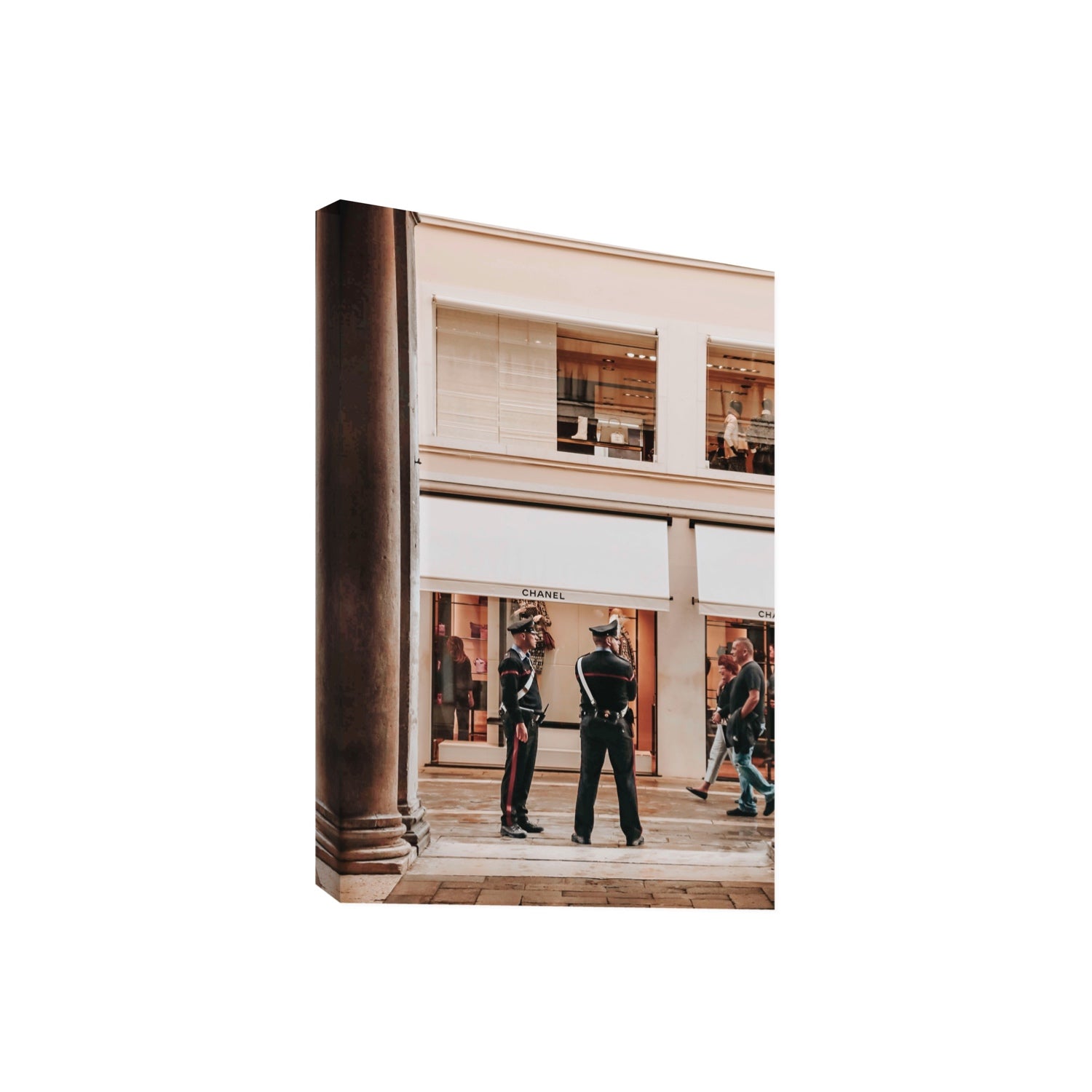 Style Police Venice Italian wall art Giant stretched canvas print