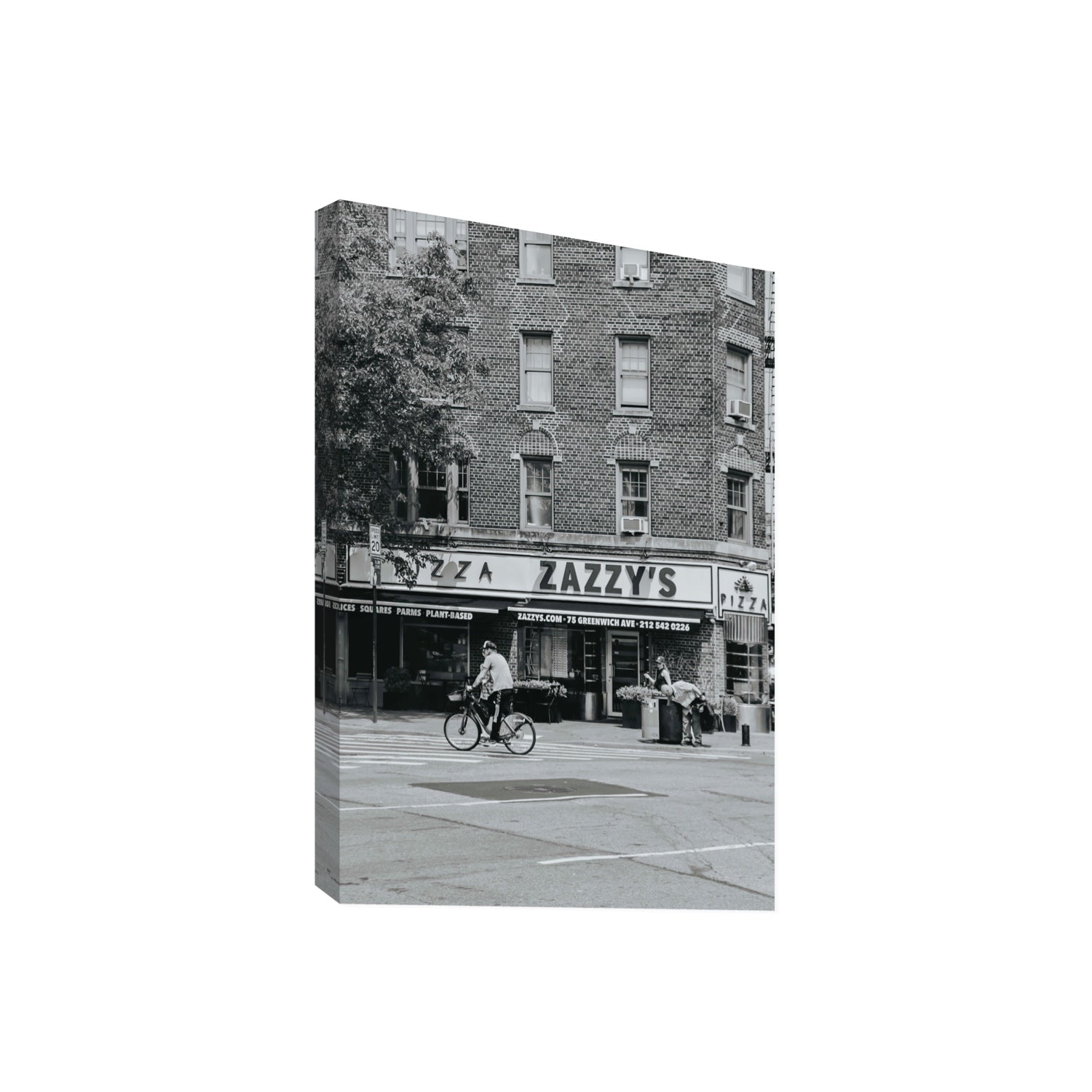 Zazzy's New York NYC Black & White wall art Giant stretched canvas print