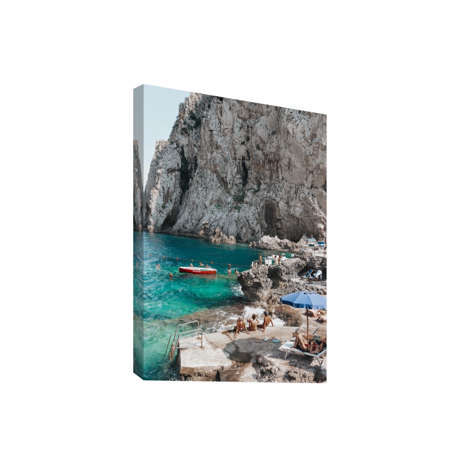 Tranquility fine art print, Capri, Italy, Giant, Stretched Canvas