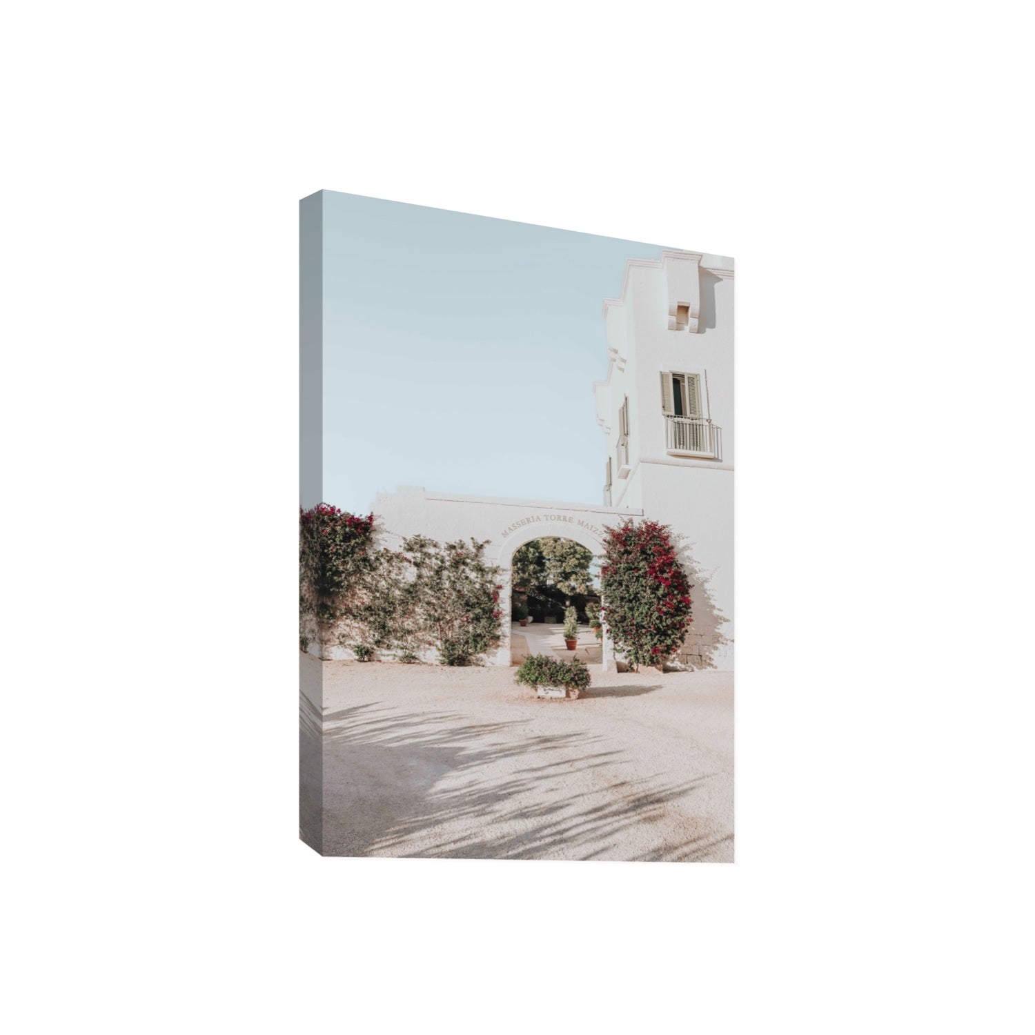 Villa Retreat fine art print, Puglia, Italy, Giant, Stretched Canvas