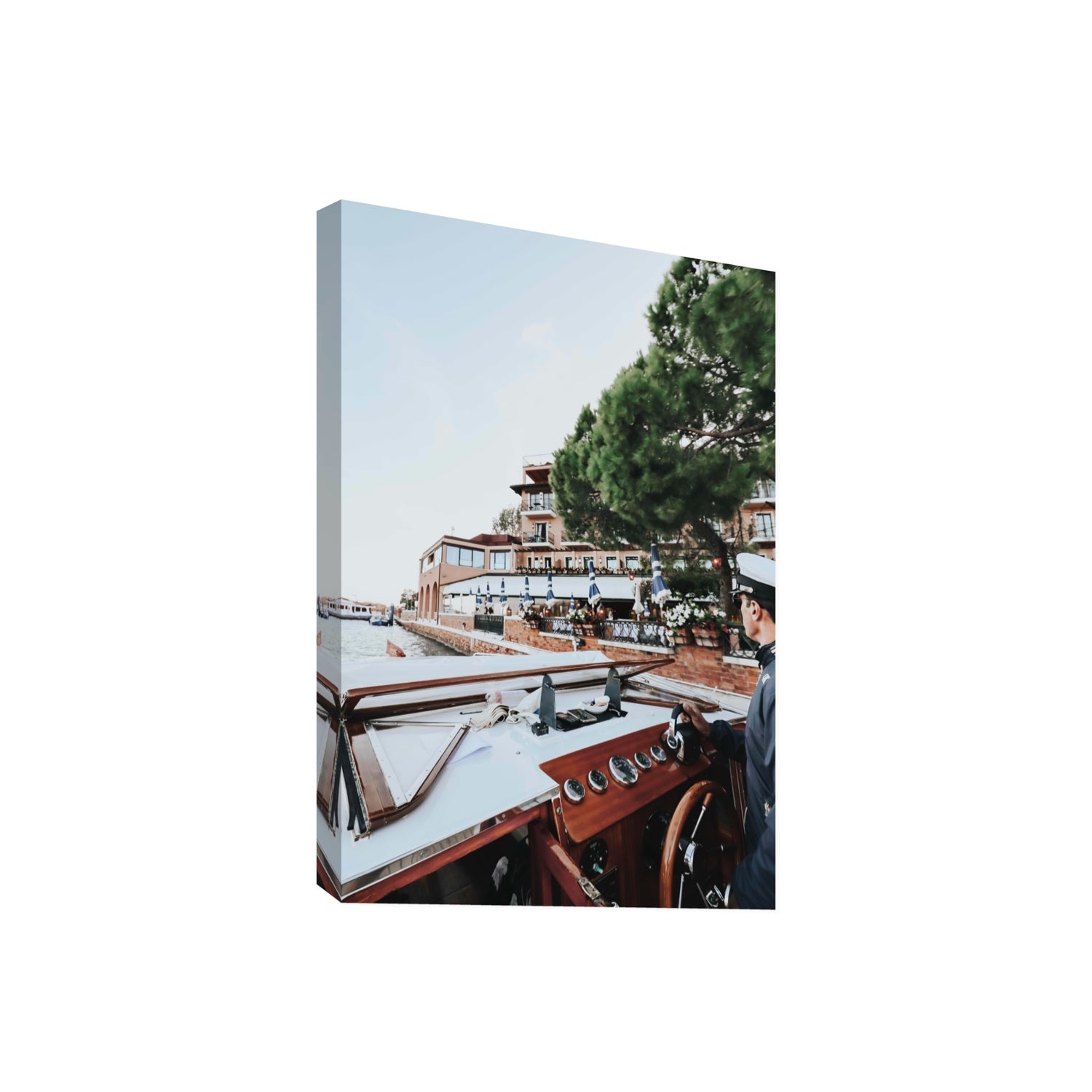 The Driver Venice Canal Italian wall art Giant stretched canvas print