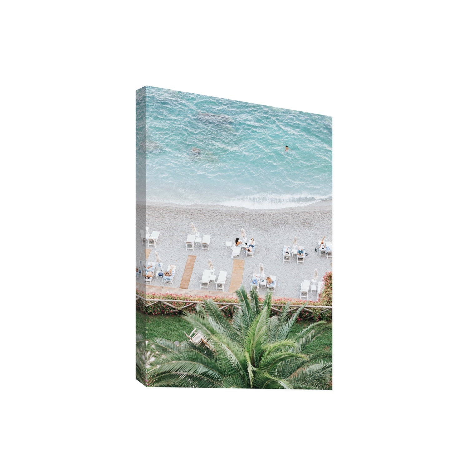 Paradiso Amalfi Mediterranean wall art Giant stretched canvas print