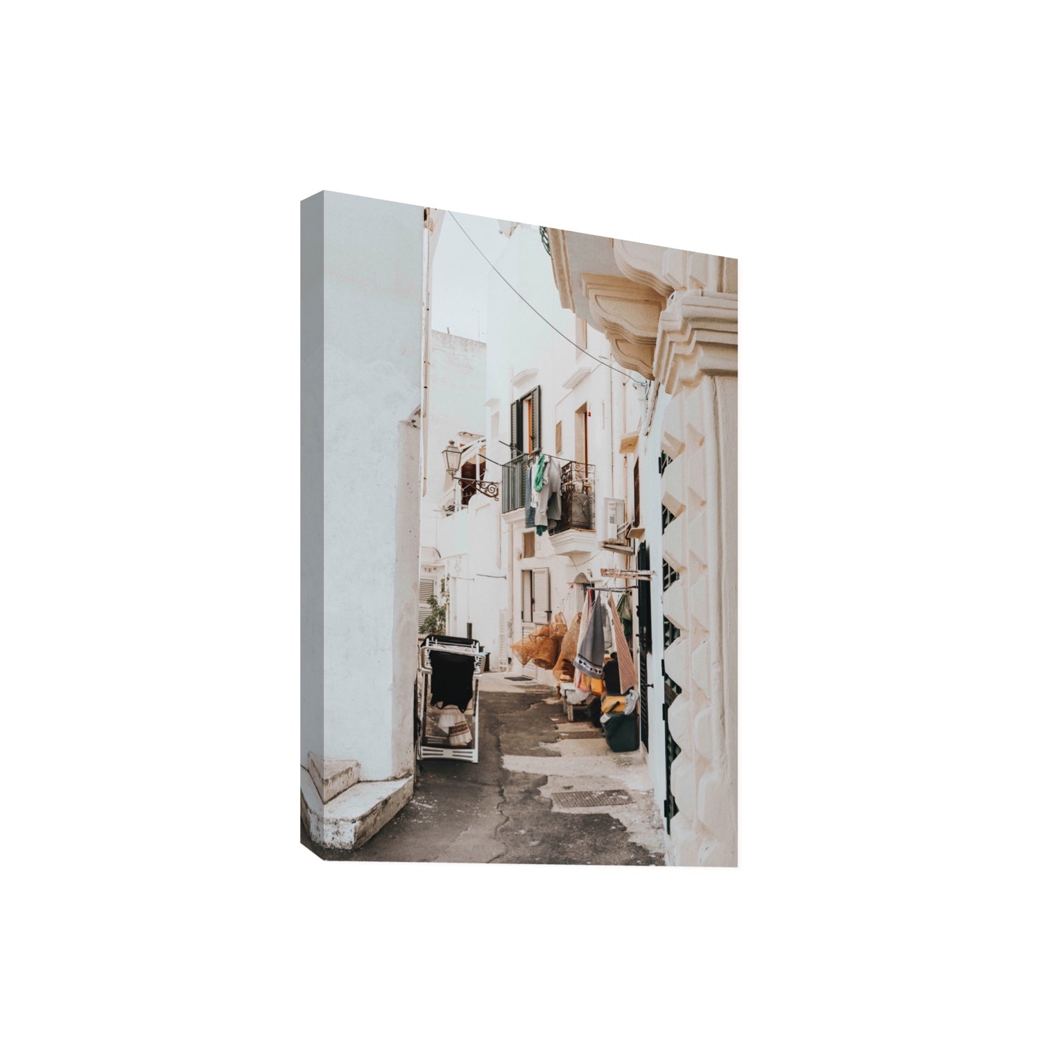 Hanging Harmony Puglia Italian wall art Giant stretched canvas print