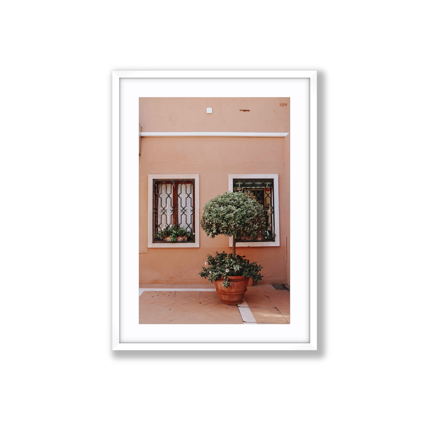 Semplicemente Bello Venice Italian wall art Large fine art print in white frame with matboard