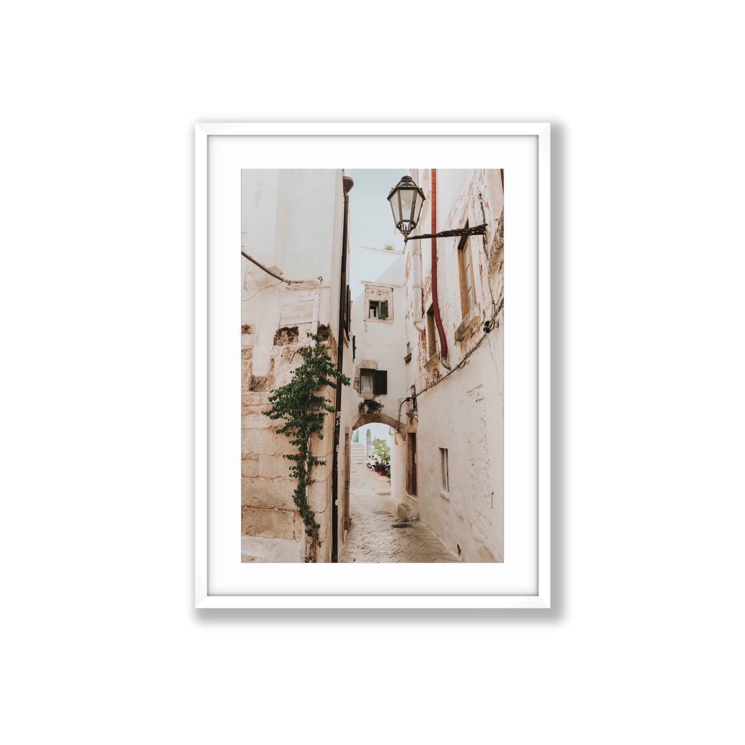 Labyrinth Lanes fine art print, Puglia, Italy, Large, White Frame · Matboard, Fine Art Print