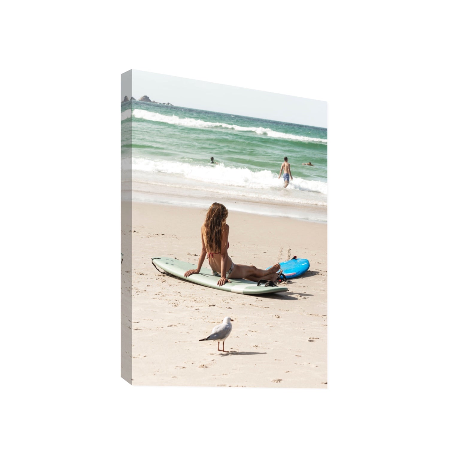 Carissa Byron Bay Surf coastal wall art Gallery stretched canvas print