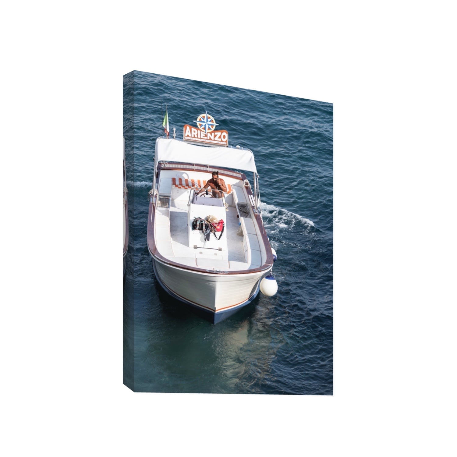 Pilota di Motoscafo fine art print, Positano, Italy, Gallery, Stretched Canvas